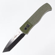 Pro-Tech Emerson CQC-7 Automatic Knife Green Battle Worn (3.25" Two-Tone) E7T15-BW Green
