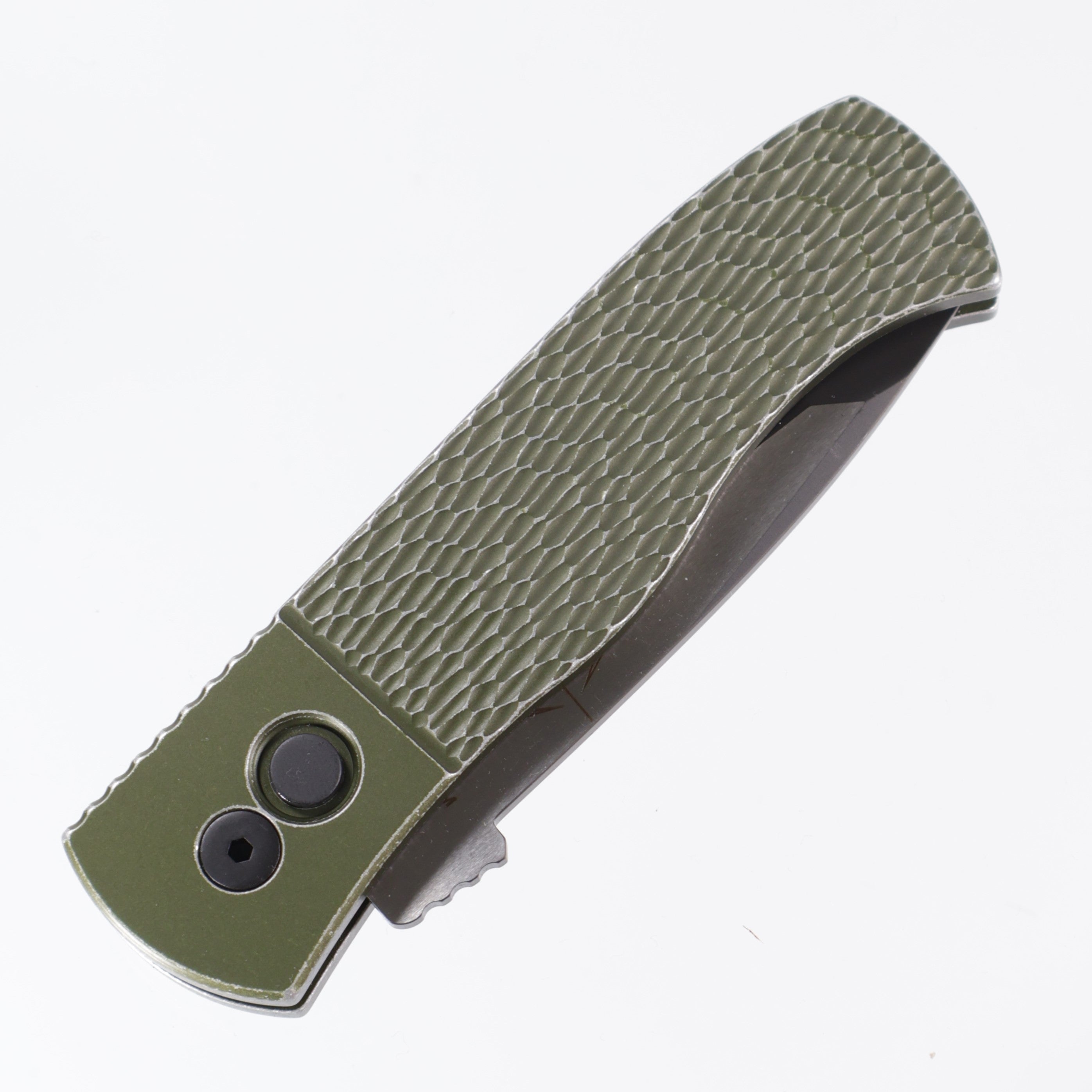 Pro-Tech Emerson CQC-7 Automatic Knife Green Battle Worn (3.25" Two-Tone) E7T15-BW Green