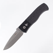 Protech Emerson CQC7 Spear Point E7A05-20CV - Black Handle w/ Jigged Texture - Stonewash 20CV