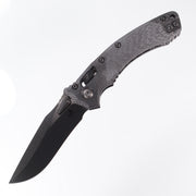 Microtech Amphibian Ram-Lok Manual Knife Fluted Carbon Fiber (3.9" Black DLC)