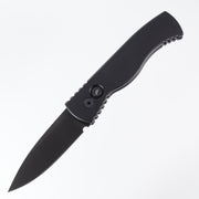 Pro-Tech TR-2 - Smooth Black Aluminum w/ Tritium Button - Sterile DLC Magnacut - T203-OPERATOR SMOOTH