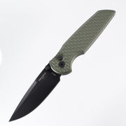 Pro-Tech TR-3 Integrity - Green Aluminum w/ Relic Milling - DLC S35VN - INT106-GREEN