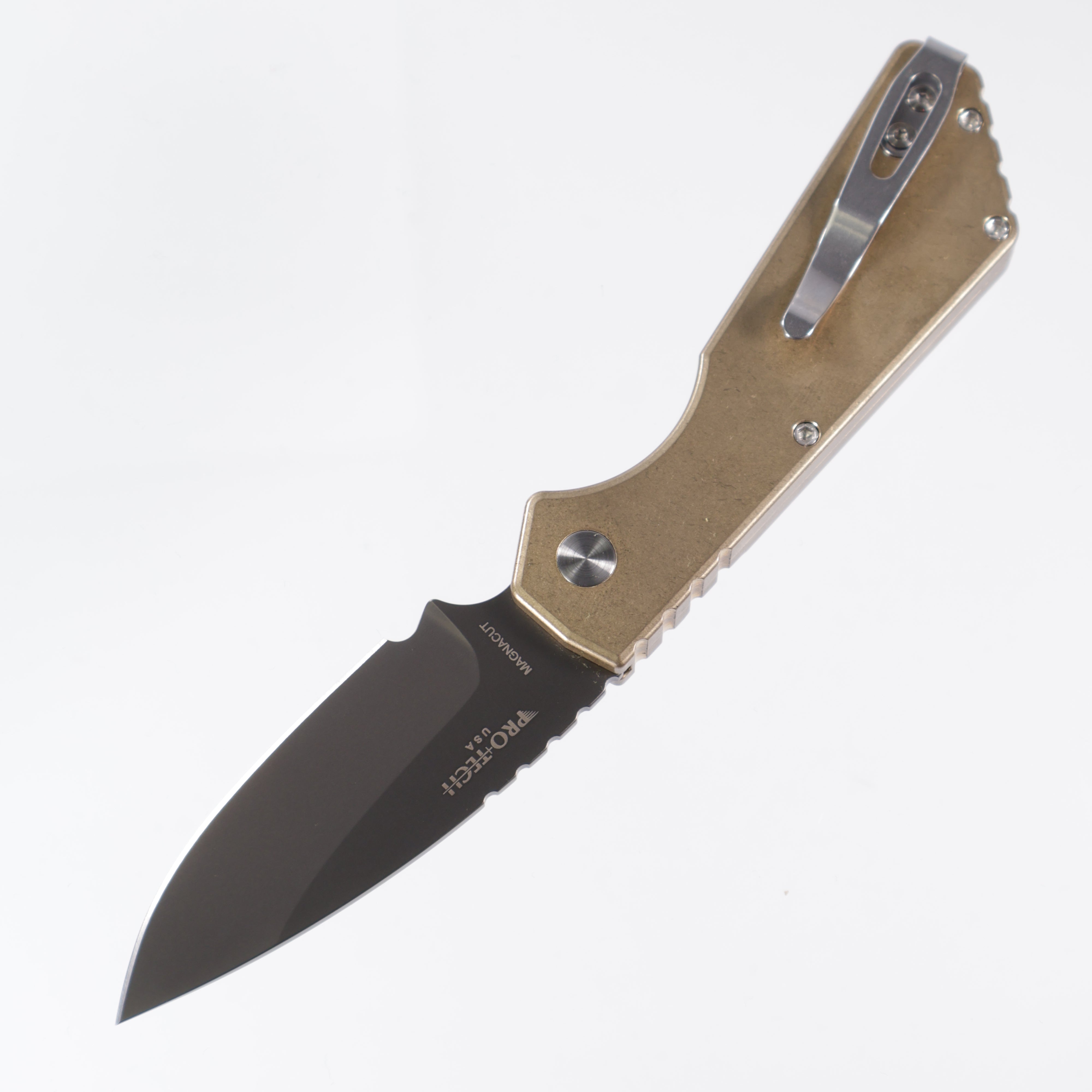 Pro-Tech 2023 Strider PT Auto - AlBronze (3.06" Grey MagnaCut) 232