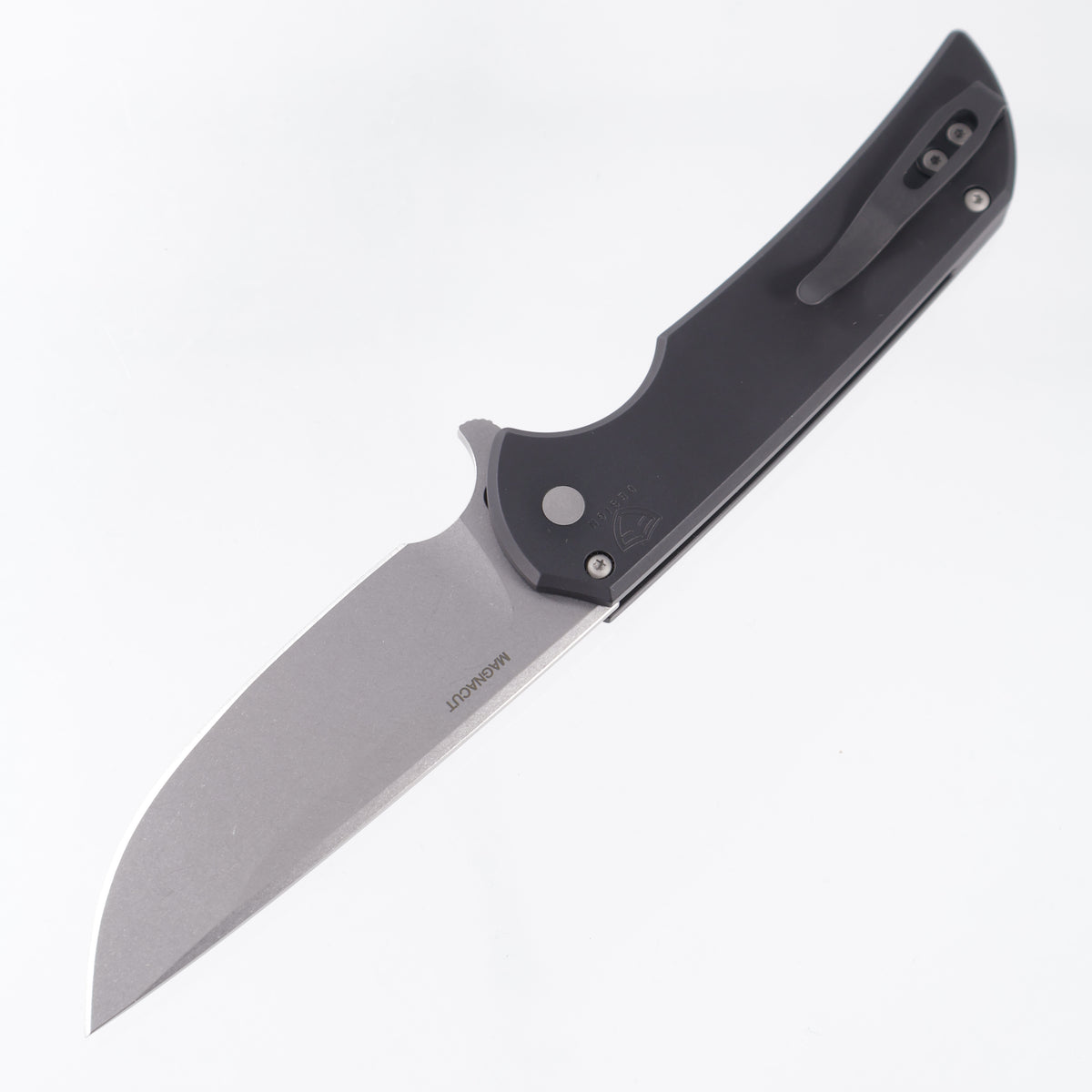 Pro-Tech Mordax - Black Alumium - Stonewash Magnacut - MX101