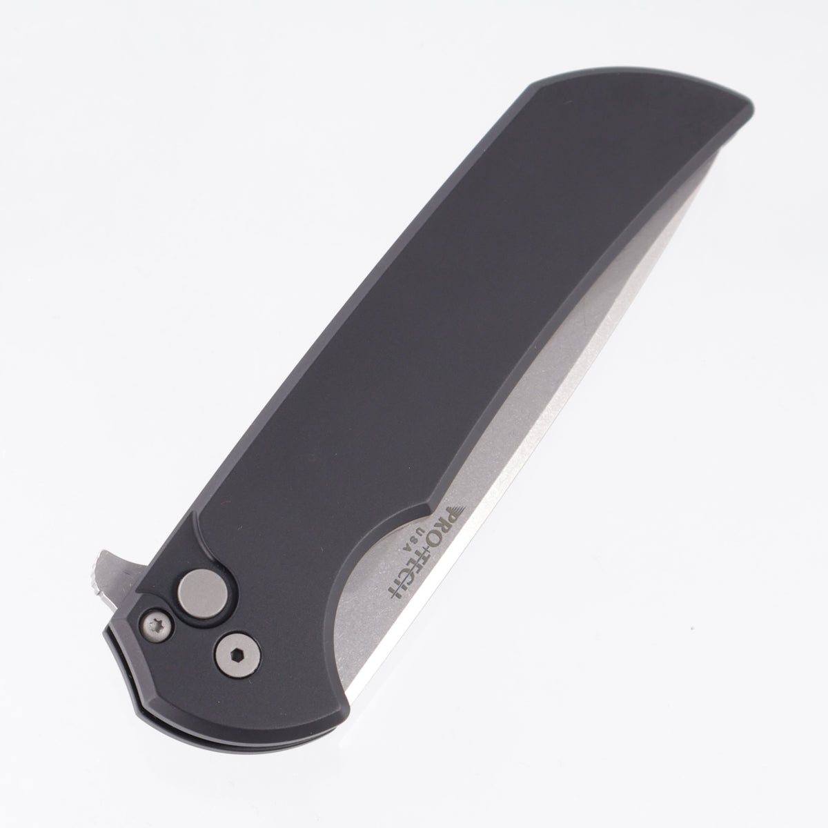 Pro-Tech Mordax - Black Alumium - Stonewash Magnacut - MX101