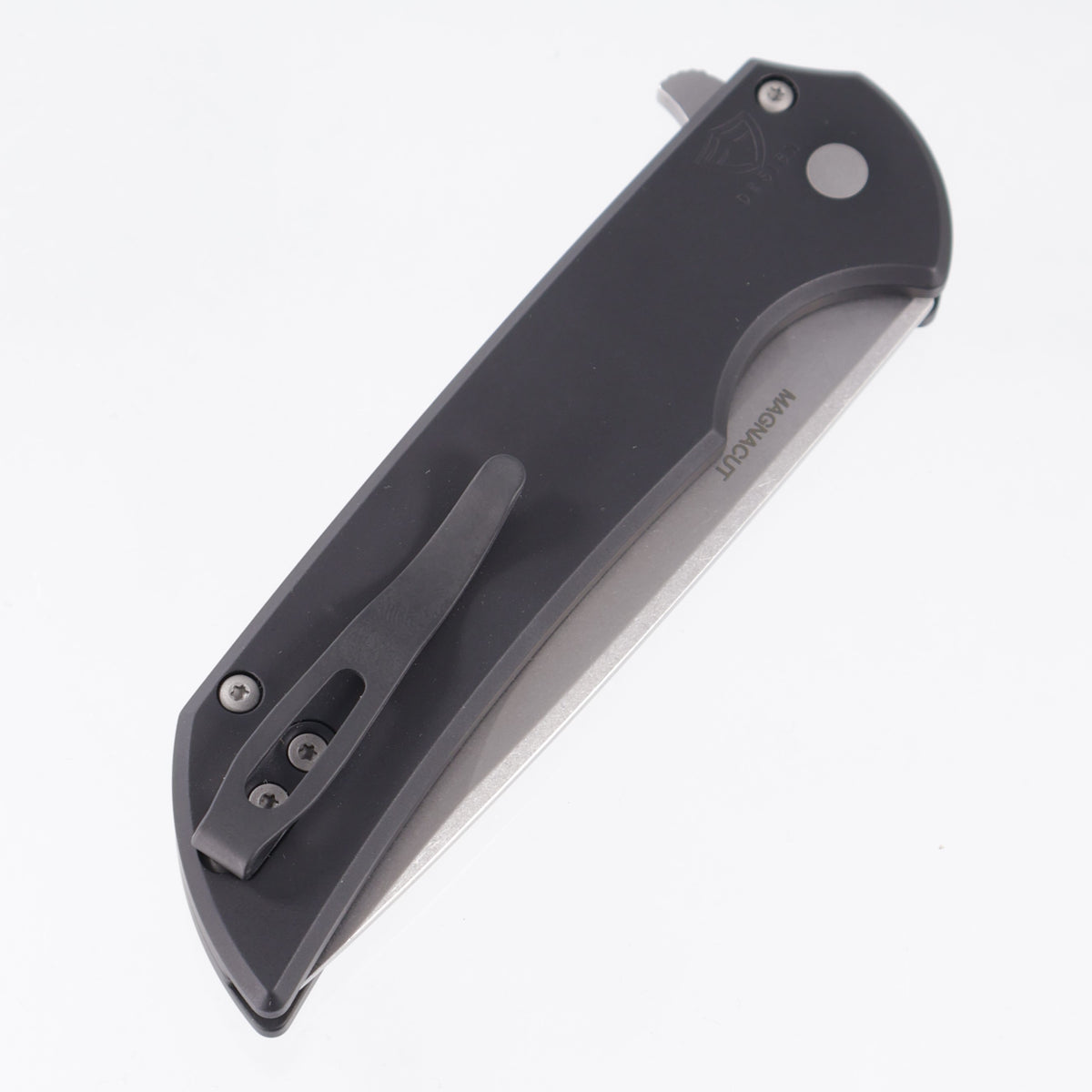 Pro-Tech Mordax - Black Alumium - Stonewash Magnacut - MX101