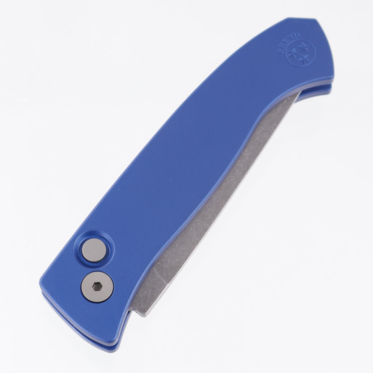 Pro-Tech Brend Classic - Blue Aluminum - Acid Wash Magnacut - WB1101-AW Blue