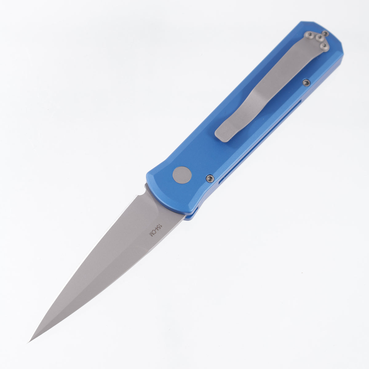 Pro-Tech Godson - Blue Aluminum - Beadblast 154CM - 720-BLUE
