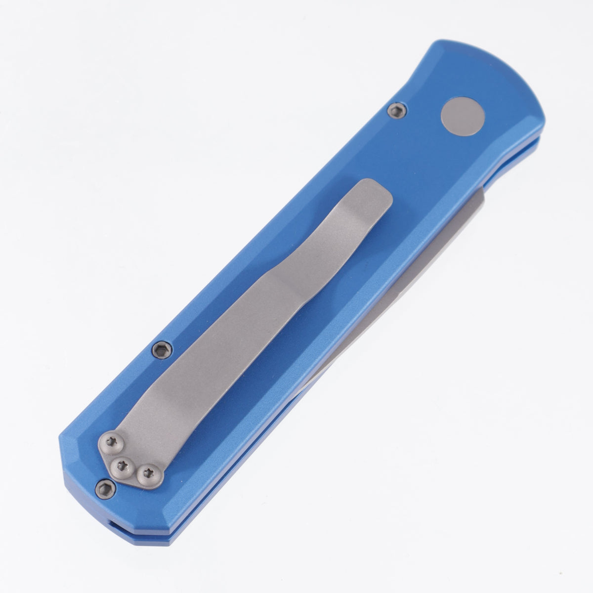 Pro-Tech Godson - Blue Aluminum - Beadblast 154CM - 720-BLUE