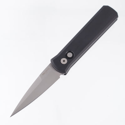 Pro-Tech Godson - Black Aluminum - Beadblast 154CM - 720