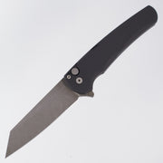 Pro-Tech Malibu - Black Aluminum - Acidwash Magnacut Reverse Tanto - 5401-AW