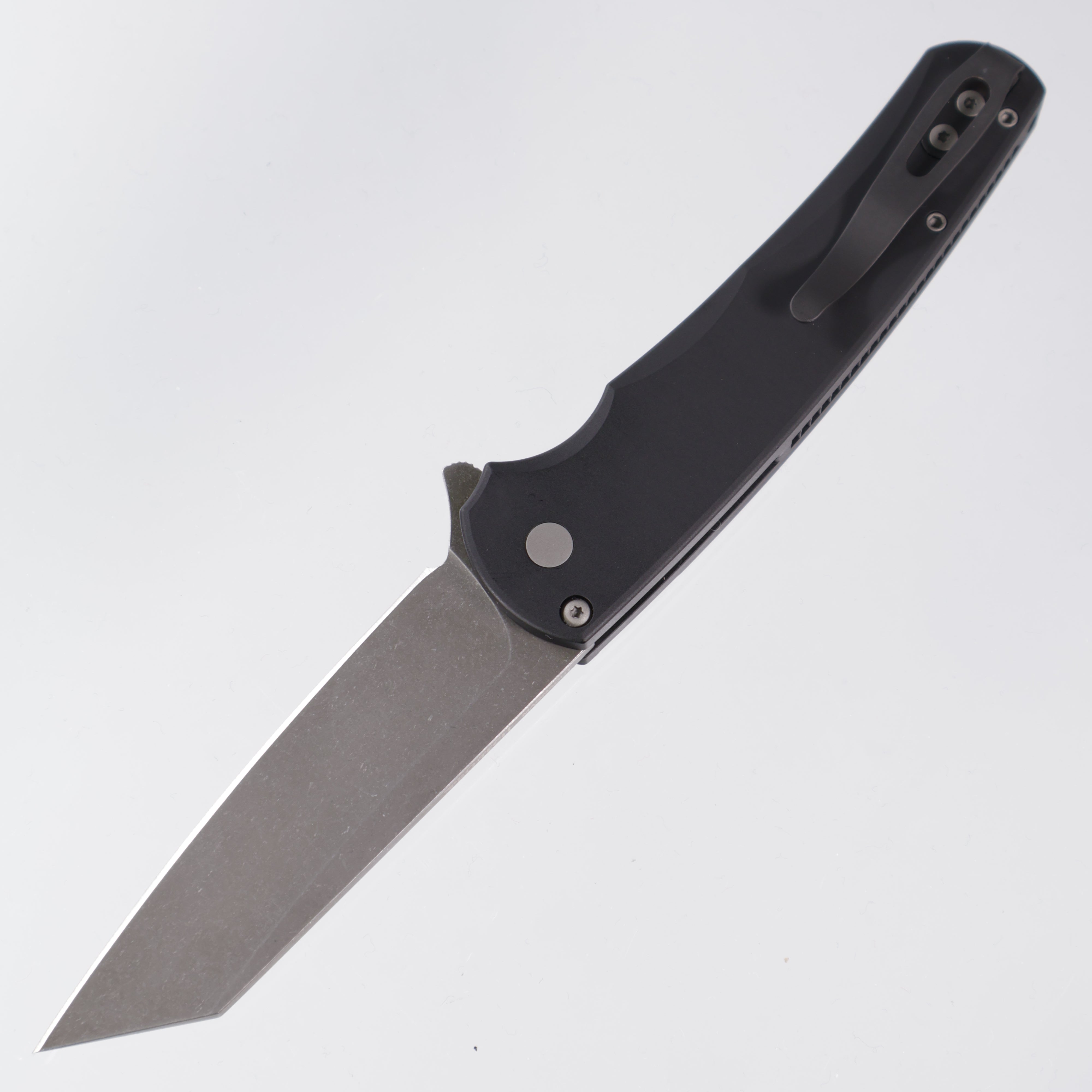Pro-Tech Malibu - Black Aluminum - Acidwash Magnacut Reverse Tanto - 5401-AW