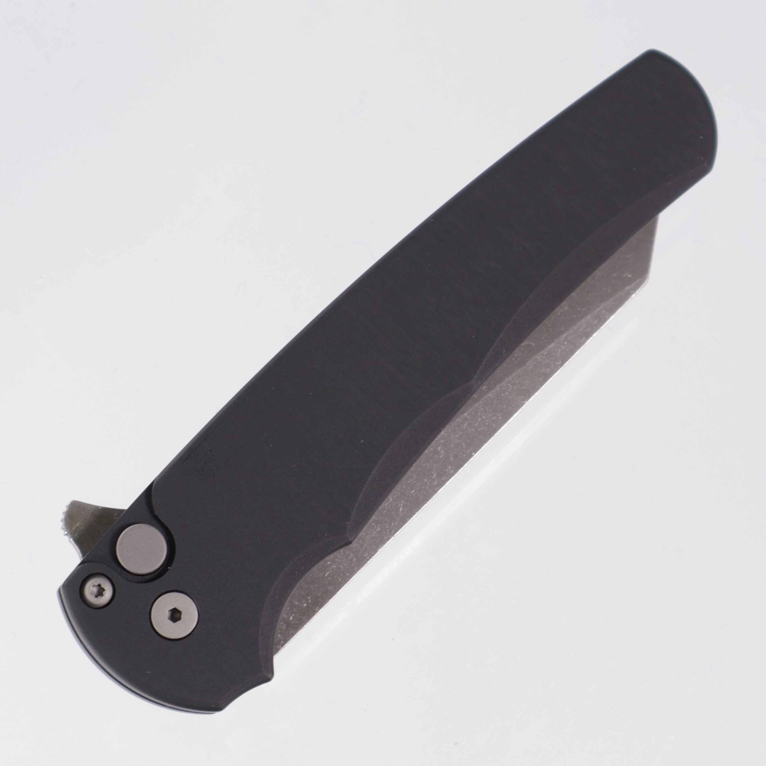 Pro-Tech Malibu - Black Aluminum - Acidwash Magnacut Reverse Tanto - 5401-AW