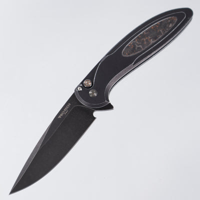 Pro-Tech Cambria 2 - Black Battleworn Aluminum w/ Copper TechnoCarbo Inlay & Black Lip Pearl Button - DLC Wash Magnacut - NYCKS.Cambria.1