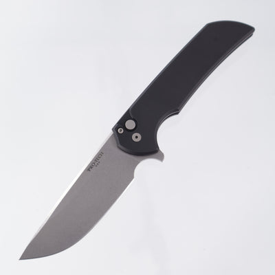 Pro-Tech Mordax - Black Alumium - Stonewash Magnacut - MX101