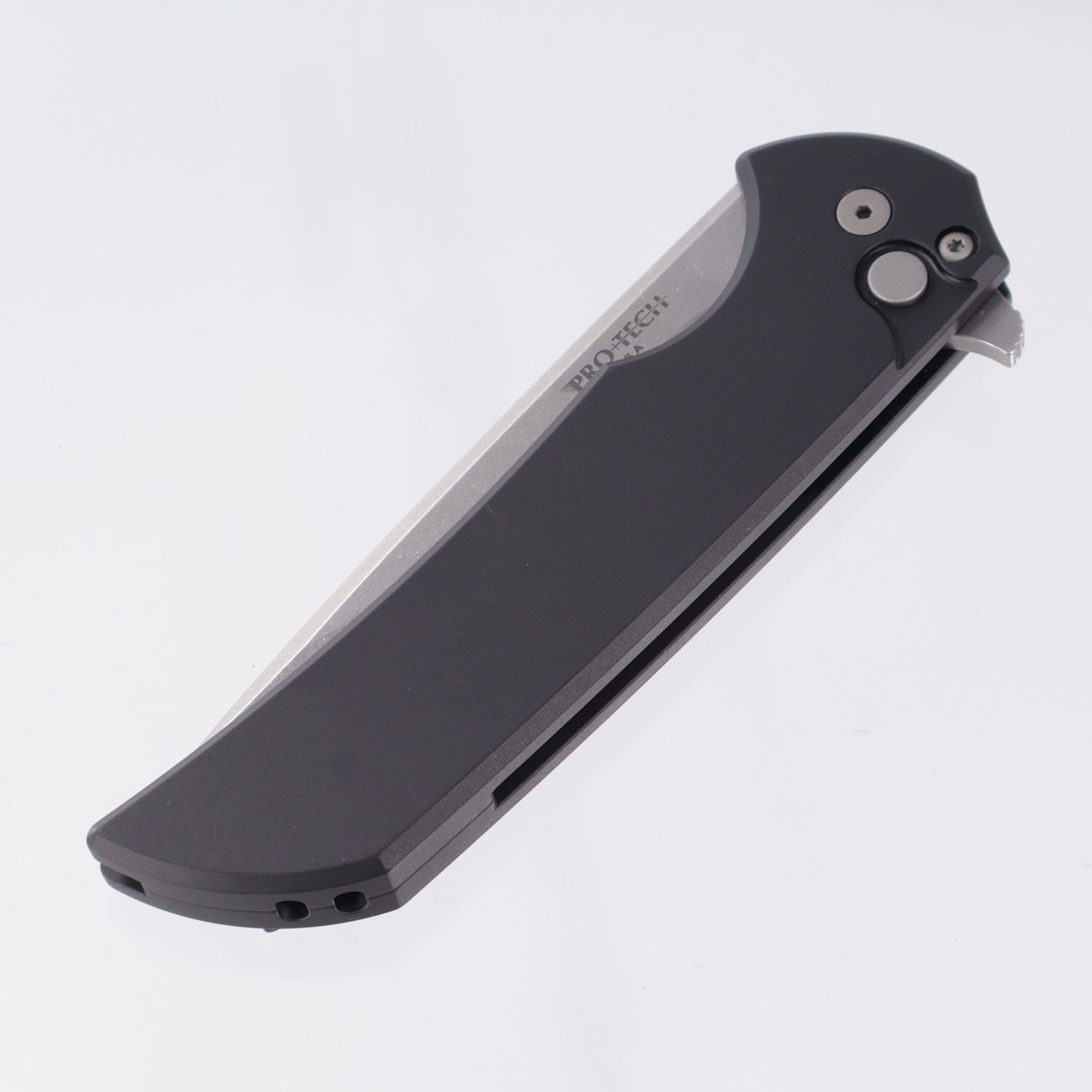 Pro-Tech Mordax - Black Alumium - Stonewash Magnacut - MX101