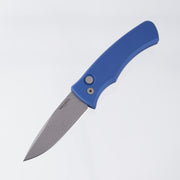Pro-Tech Duke 2 - Blue Aluminum - Stonewash Magnacut - DUKE2101-BLUE