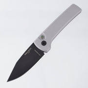 Pro-Tech Scapegoat Compact - Grey Aluminum w/ Black Lip Pearl button - DLC Proto-MagnaMax - CCKSS26.Scapegoat.2