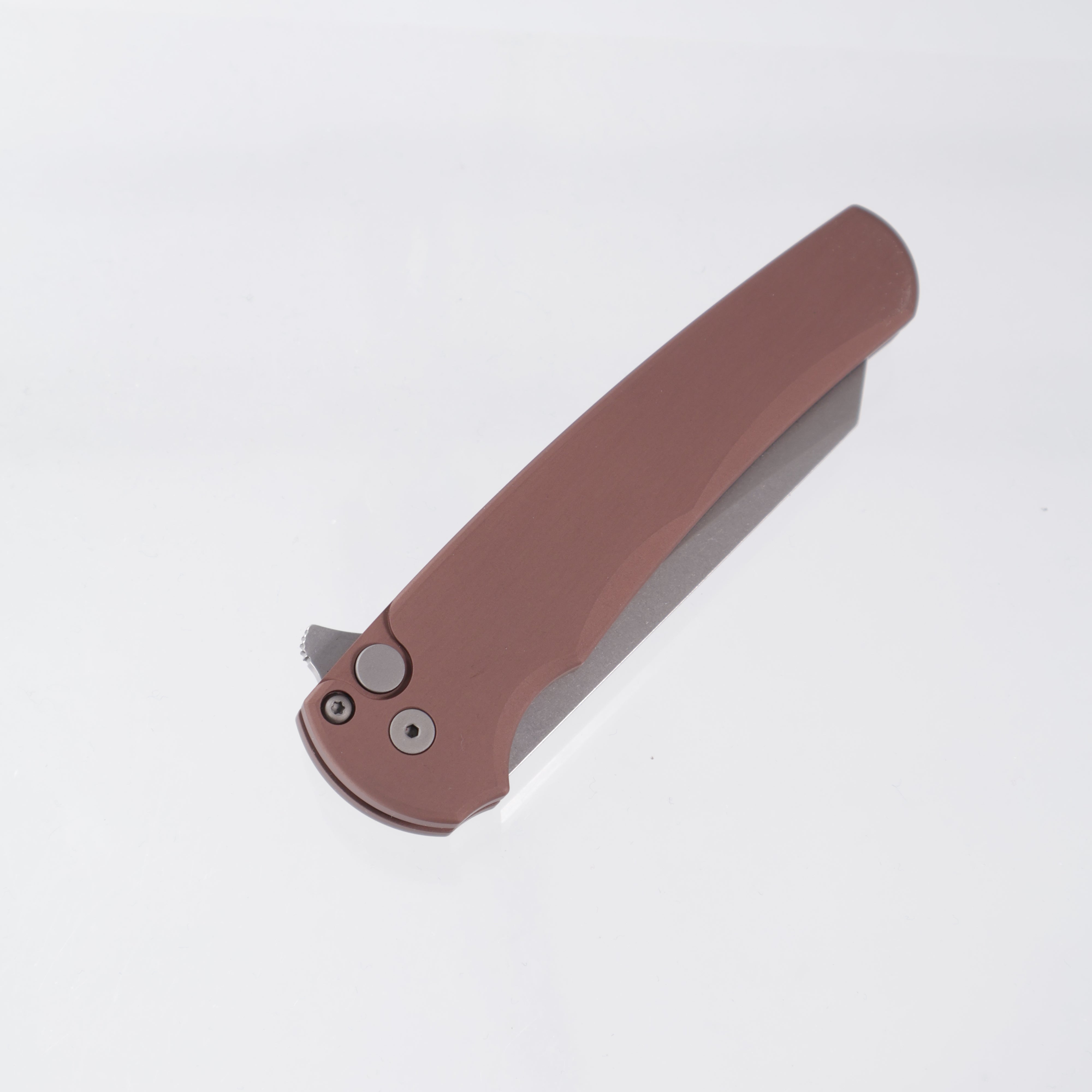 Pro-Tech Malibu - FDE Aluminum - Stonewash Magnacut Reverse Tanto - 5401-FDE (Tan, Flat Dark Earth)