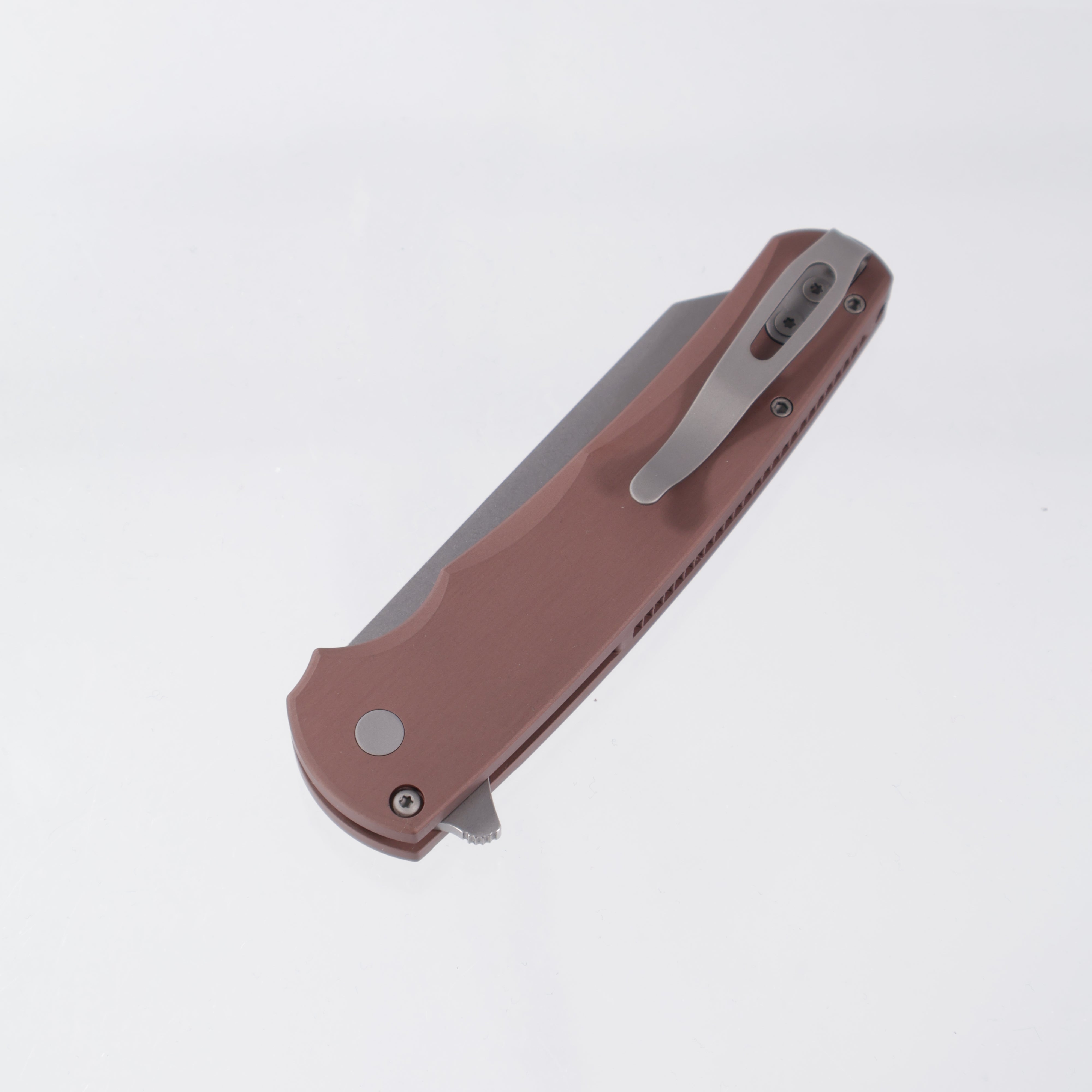 Pro-Tech Malibu - FDE Aluminum - Stonewash Magnacut Reverse Tanto - 5401-FDE (Tan, Flat Dark Earth)