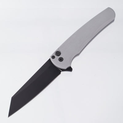 Pro-Tech Malibu - Grey Aluminum - DLC Magnacut Reverse Tanto - 5403-GREY