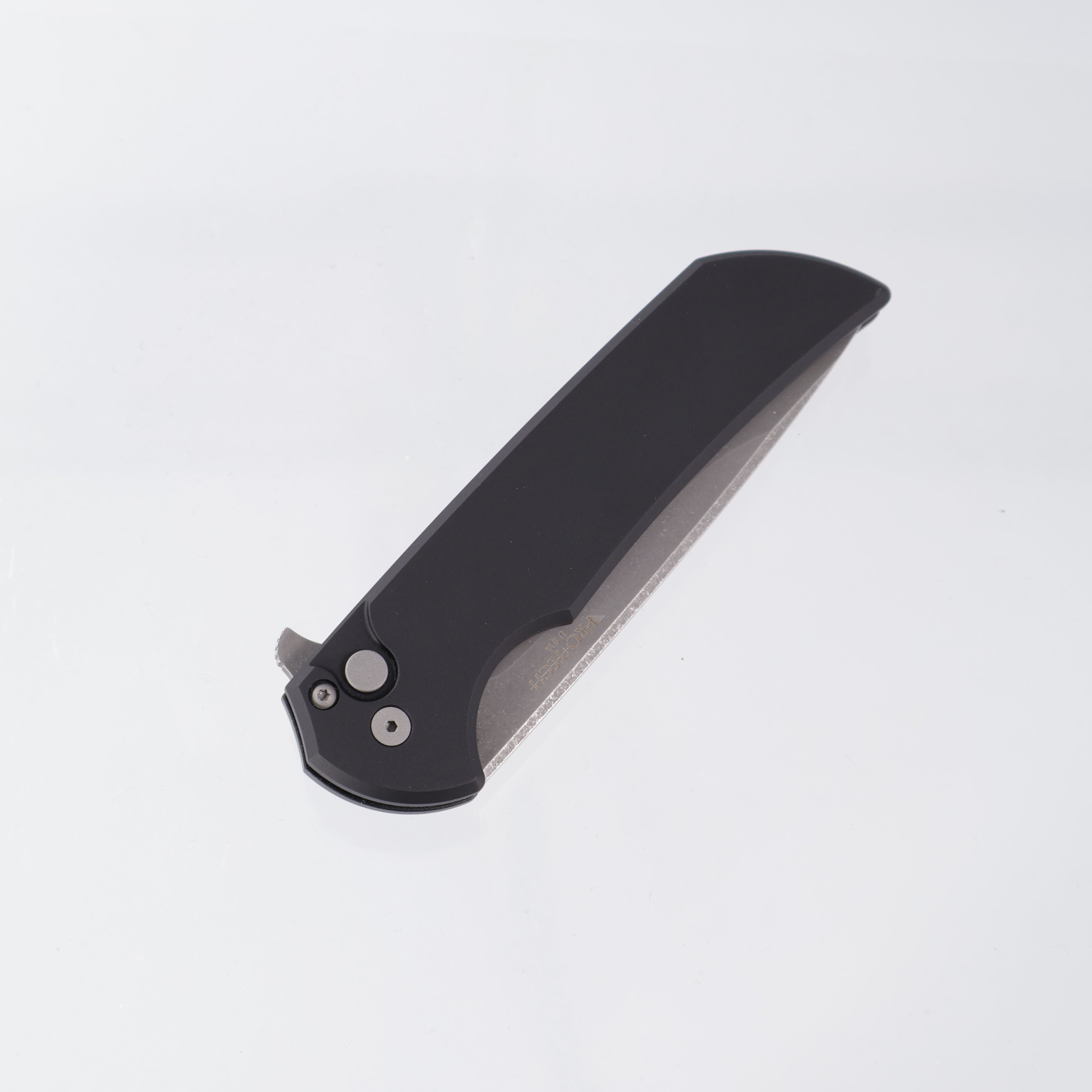 Pro-Tech Mordax - Black Aluminum - Acid Wash Magnacut - MX101-AW