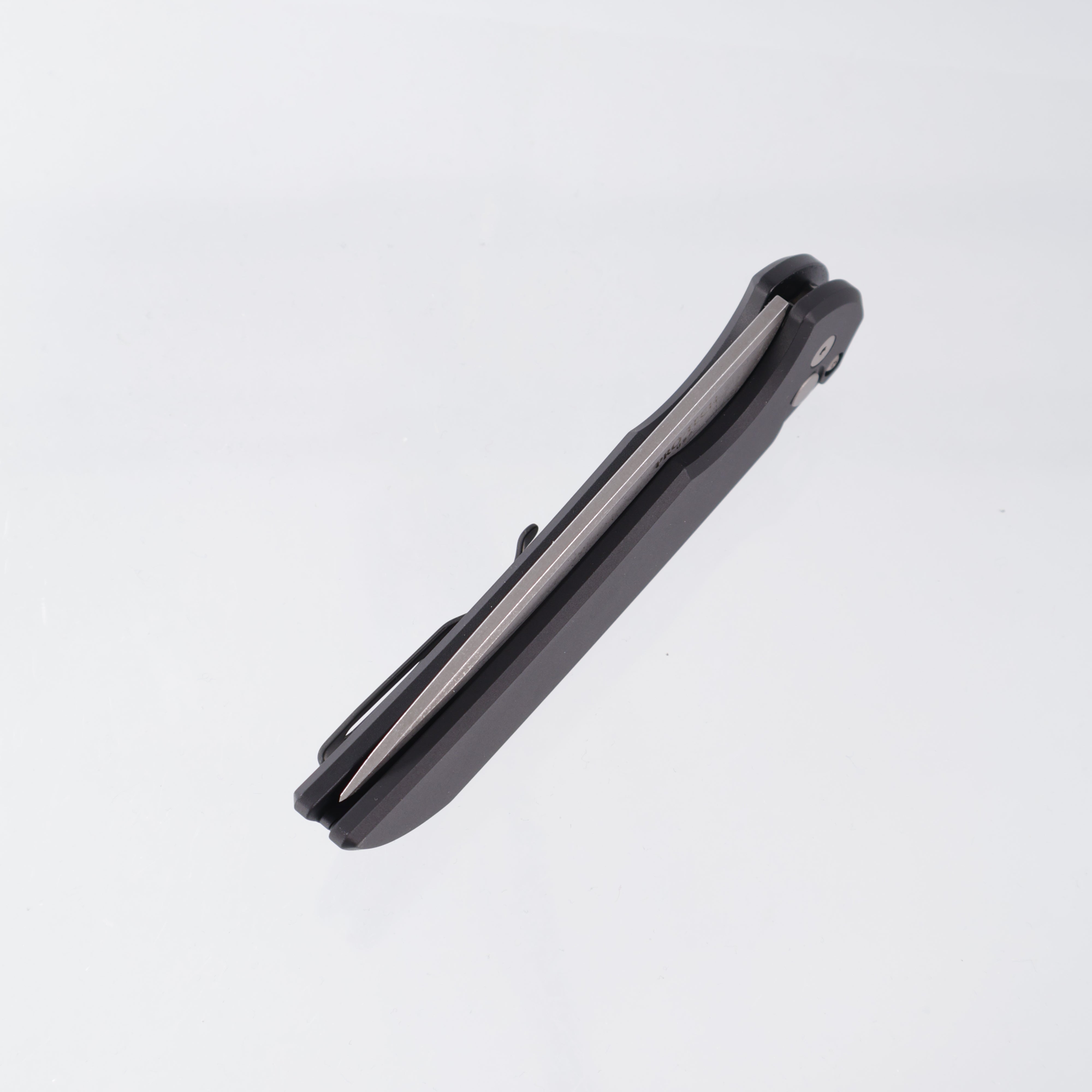 Pro-Tech Mordax - Black Aluminum - Acid Wash Magnacut - MX101-AW