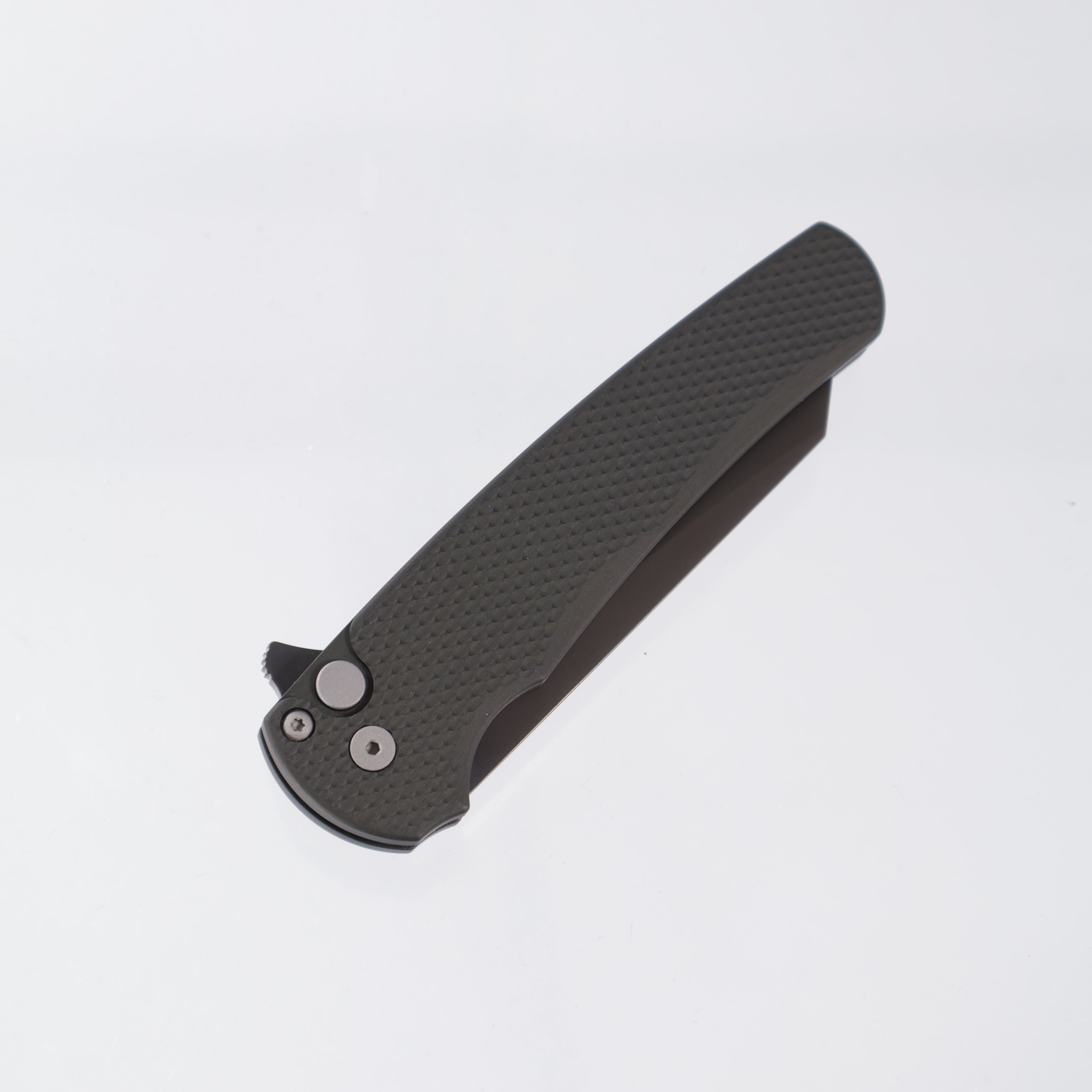 Pro-Tech Malibu - Green Textured Aluminum - DLC Magnacut Reverse Tanto - 5406-SG