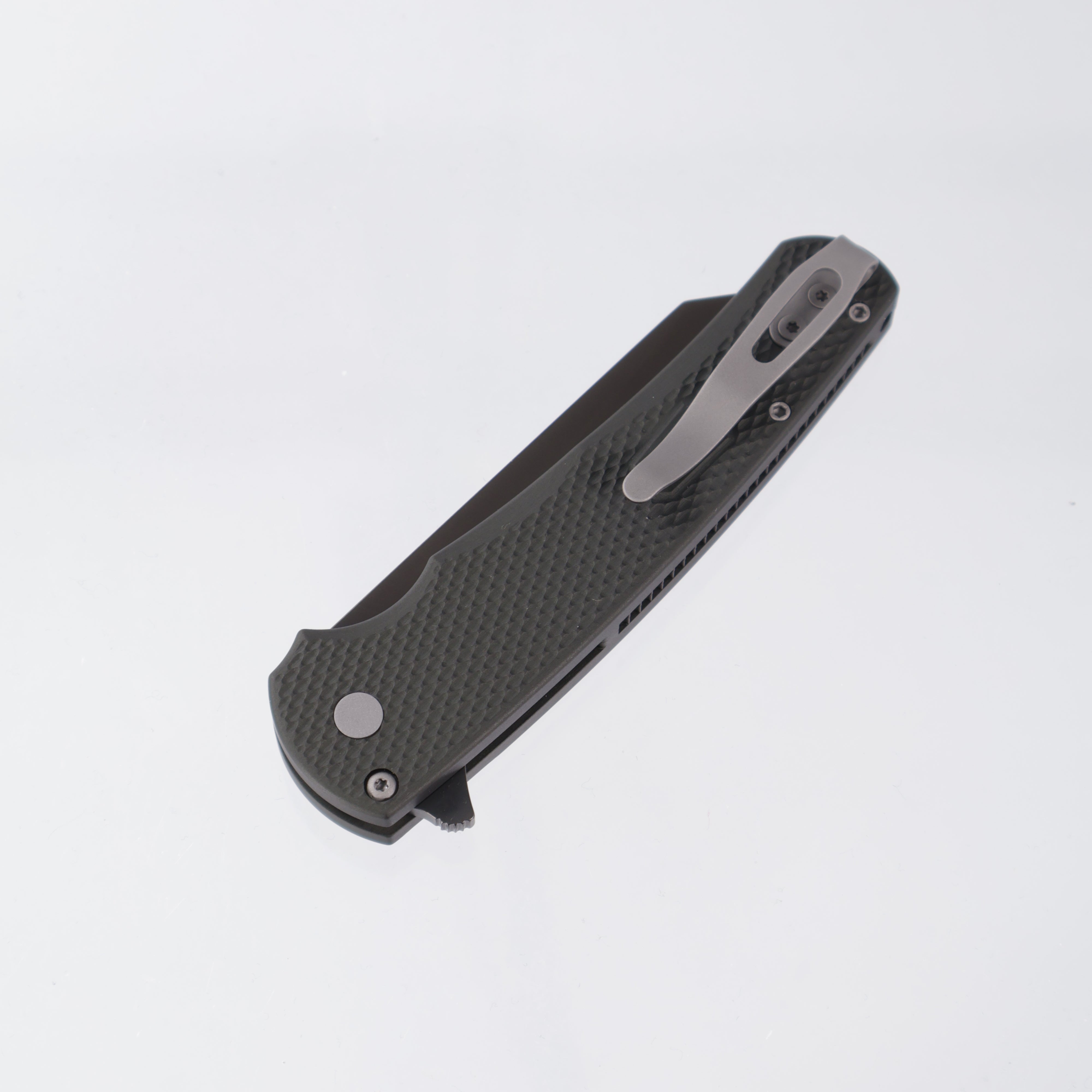 Pro-Tech Malibu - Green Textured Aluminum - DLC Magnacut Reverse Tanto - 5406-SG