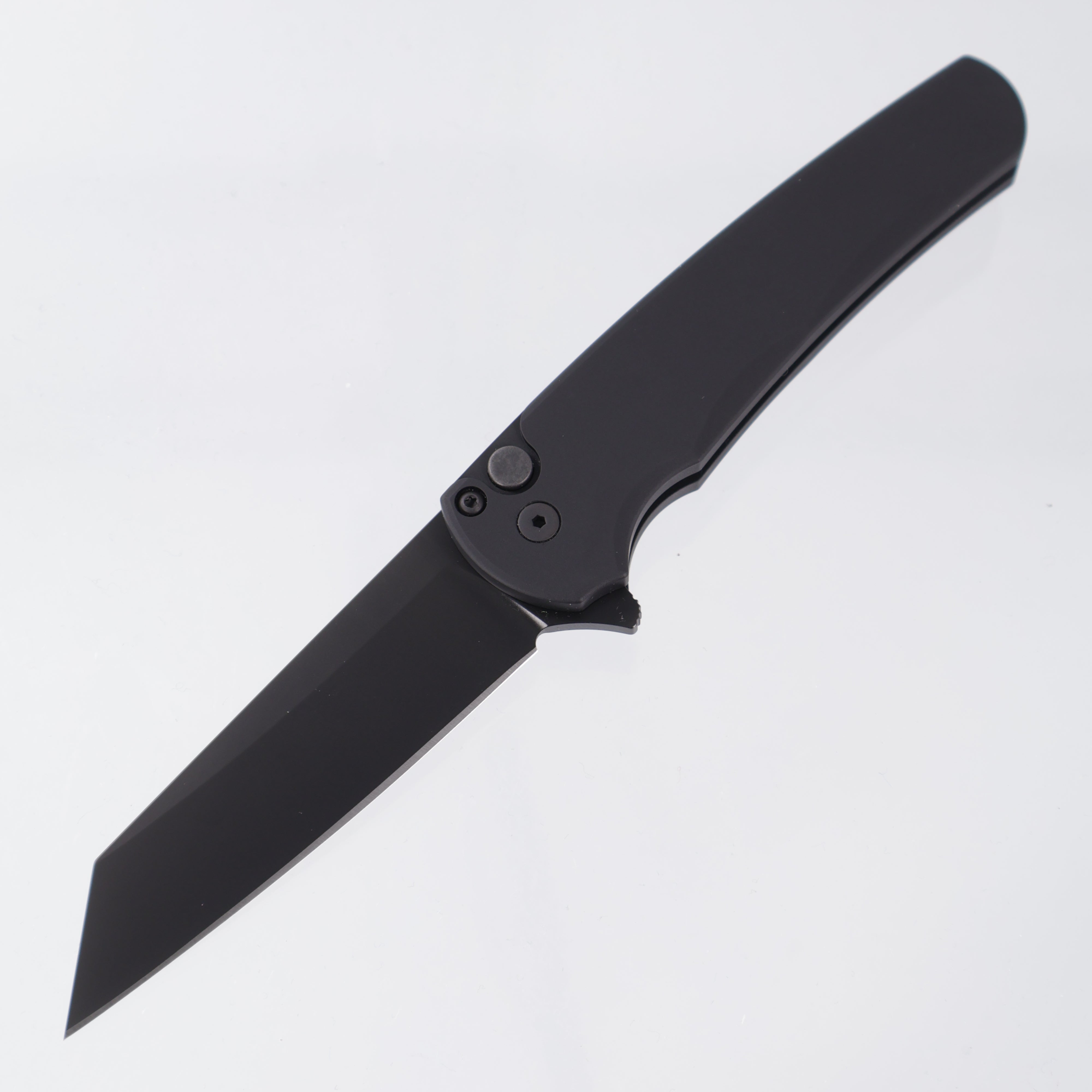 Pro-Tech Malibu - Black Aluminum - DLC Magnacut Reverse Tanto - 5403