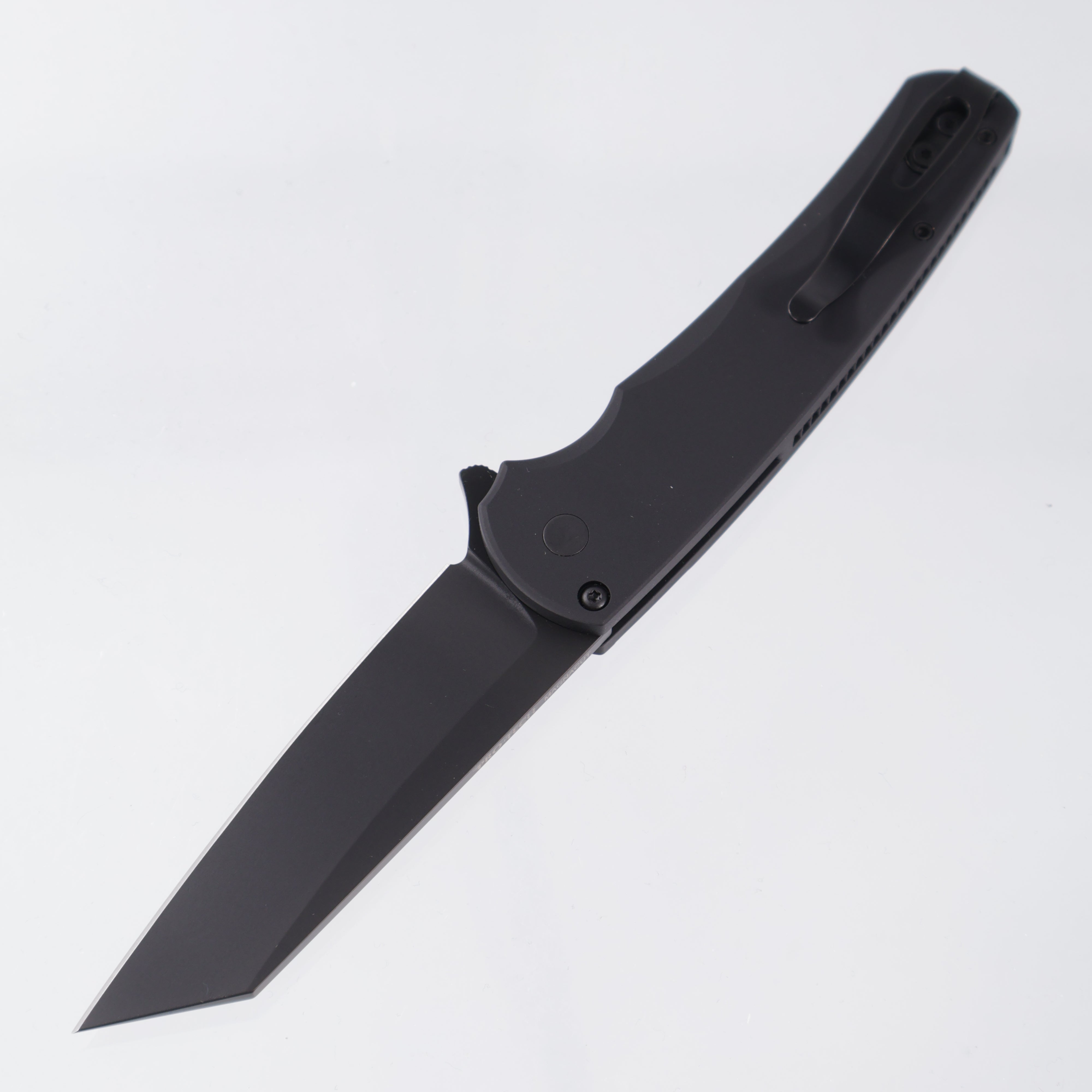 Pro-Tech Malibu - Black Aluminum - DLC Magnacut Reverse Tanto - 5403