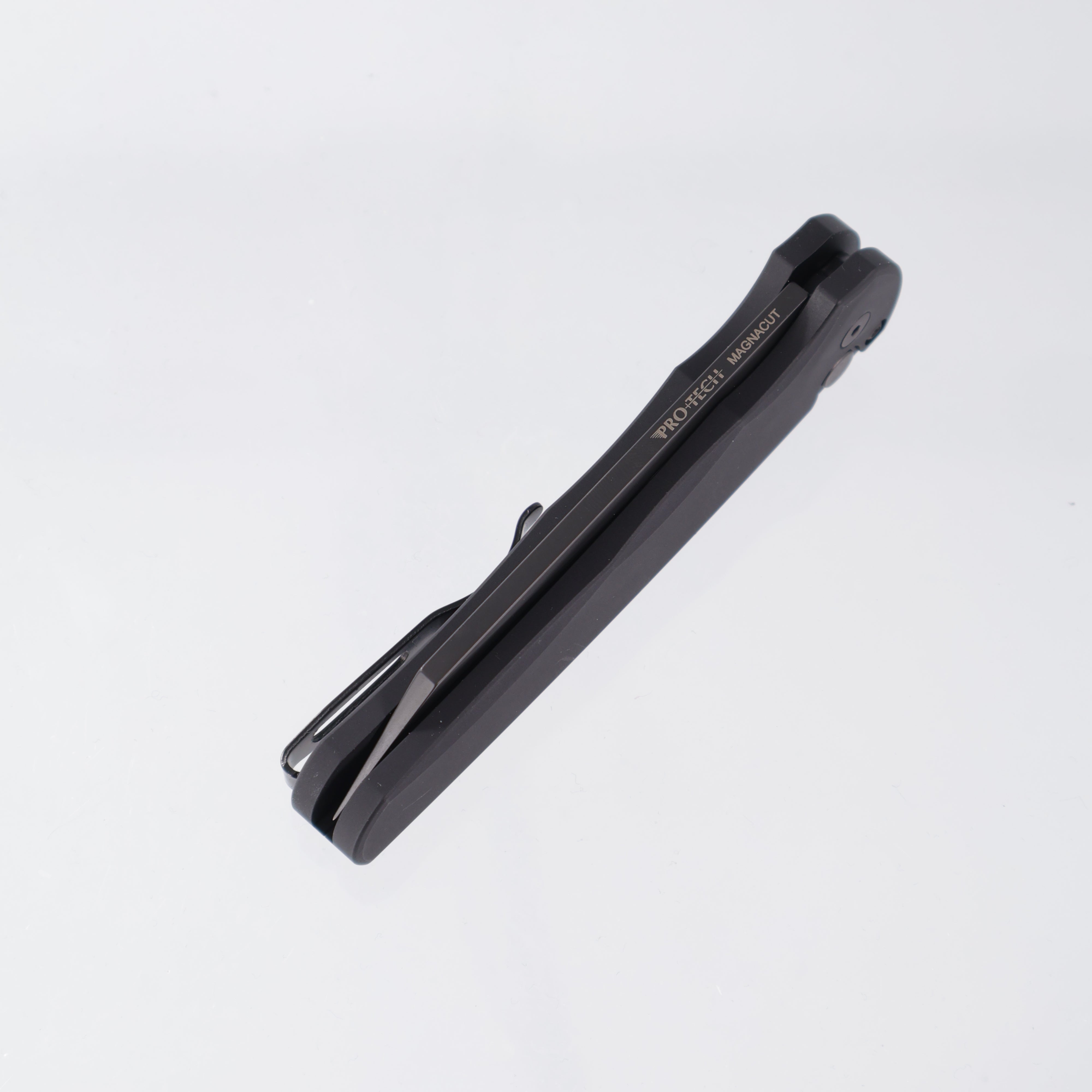 Pro-Tech Malibu - Black Aluminum - DLC Magnacut Reverse Tanto - 5403