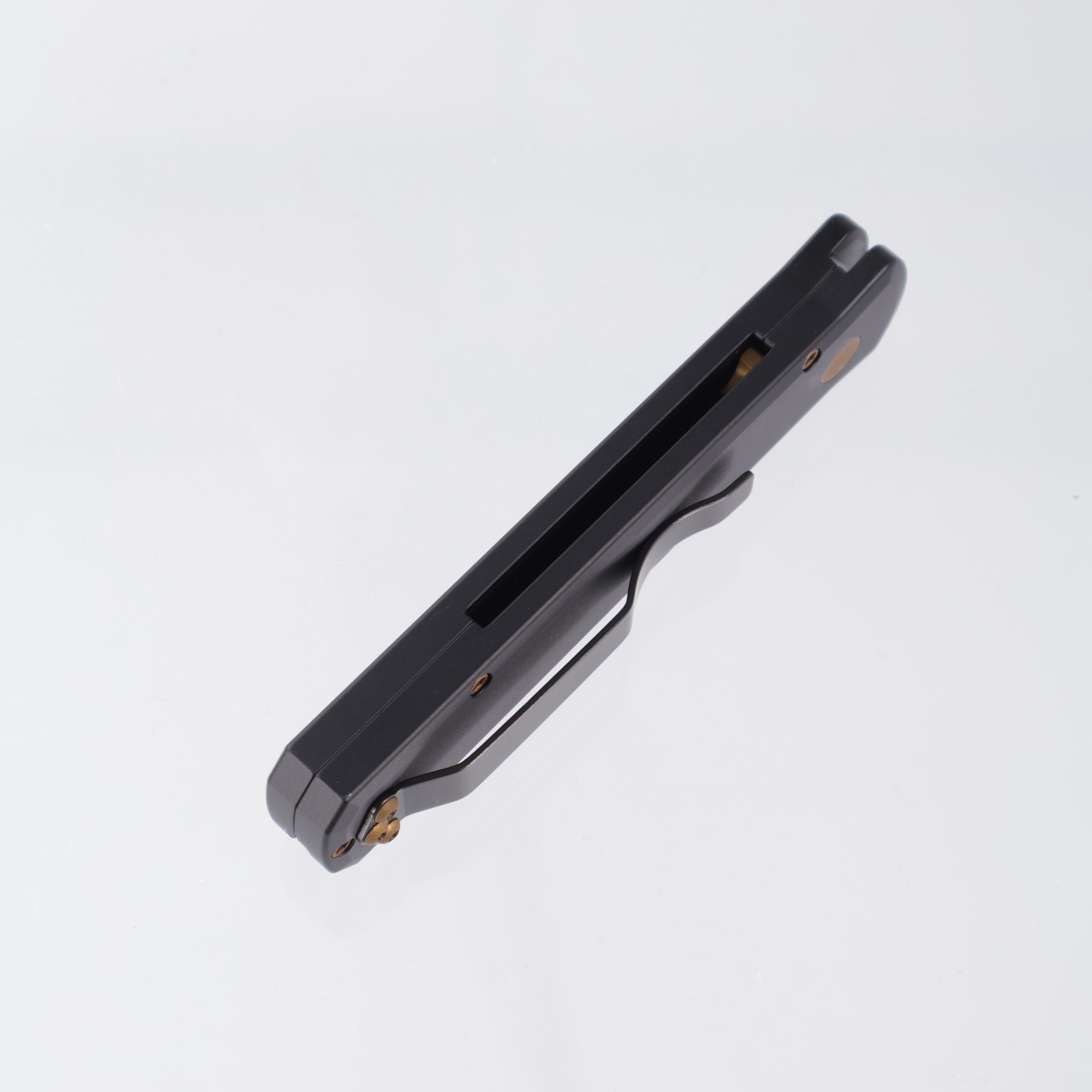 Pro-Tech Godson - Black Aluminum w/ Tan PVD Hardware - Tan PVD 154CM - 721-Tan