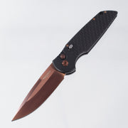 Pro-Tech TR-3 - Black Fishscale Aluminum w/ Safety & Copper Rose PVD Hardware - Copper Rose PVD 154-CM - BST26.TR3.1