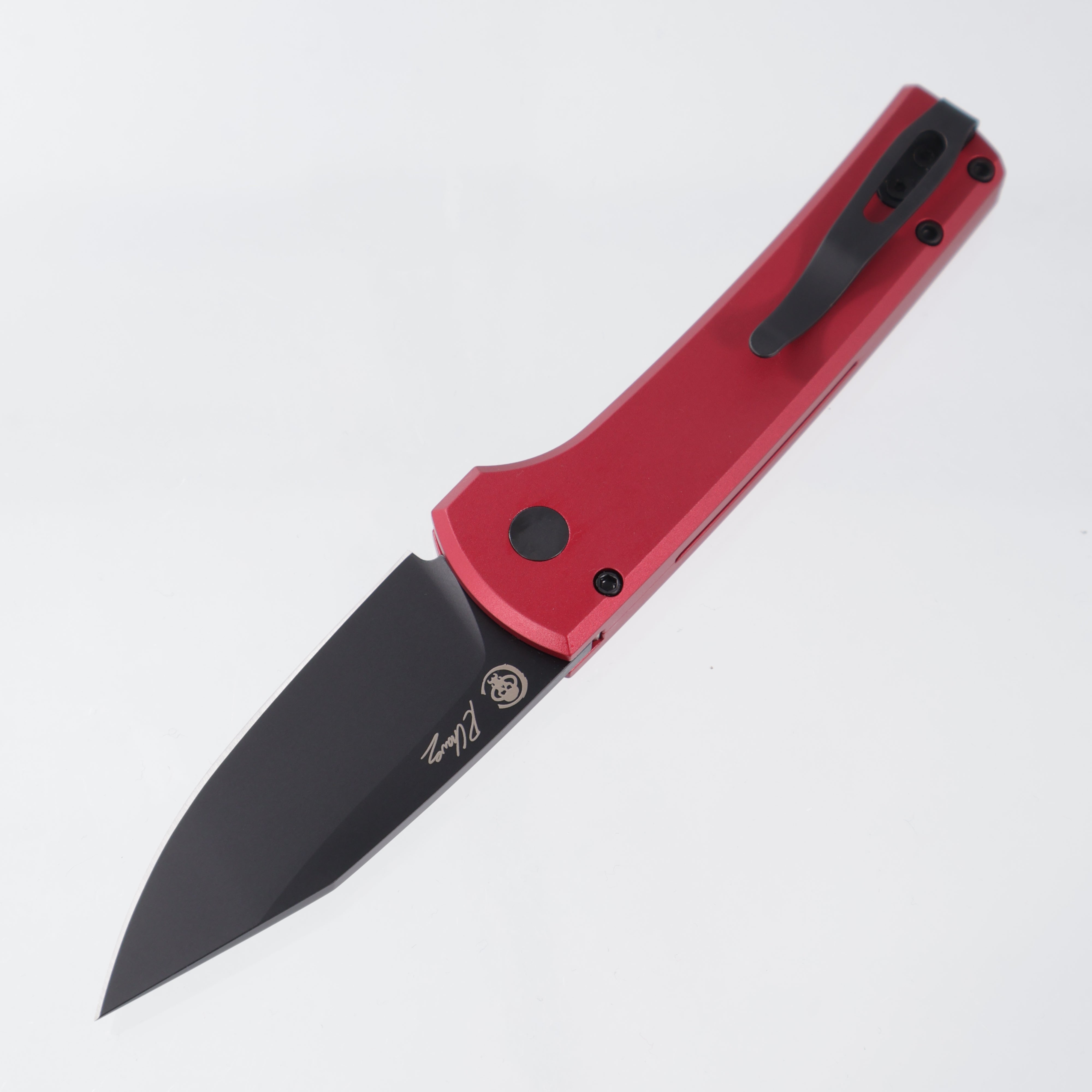 Pro-Tech Scapegoat Compact - Red Aluminum - DLC Proto-MagnaMax - RCS1103-Red