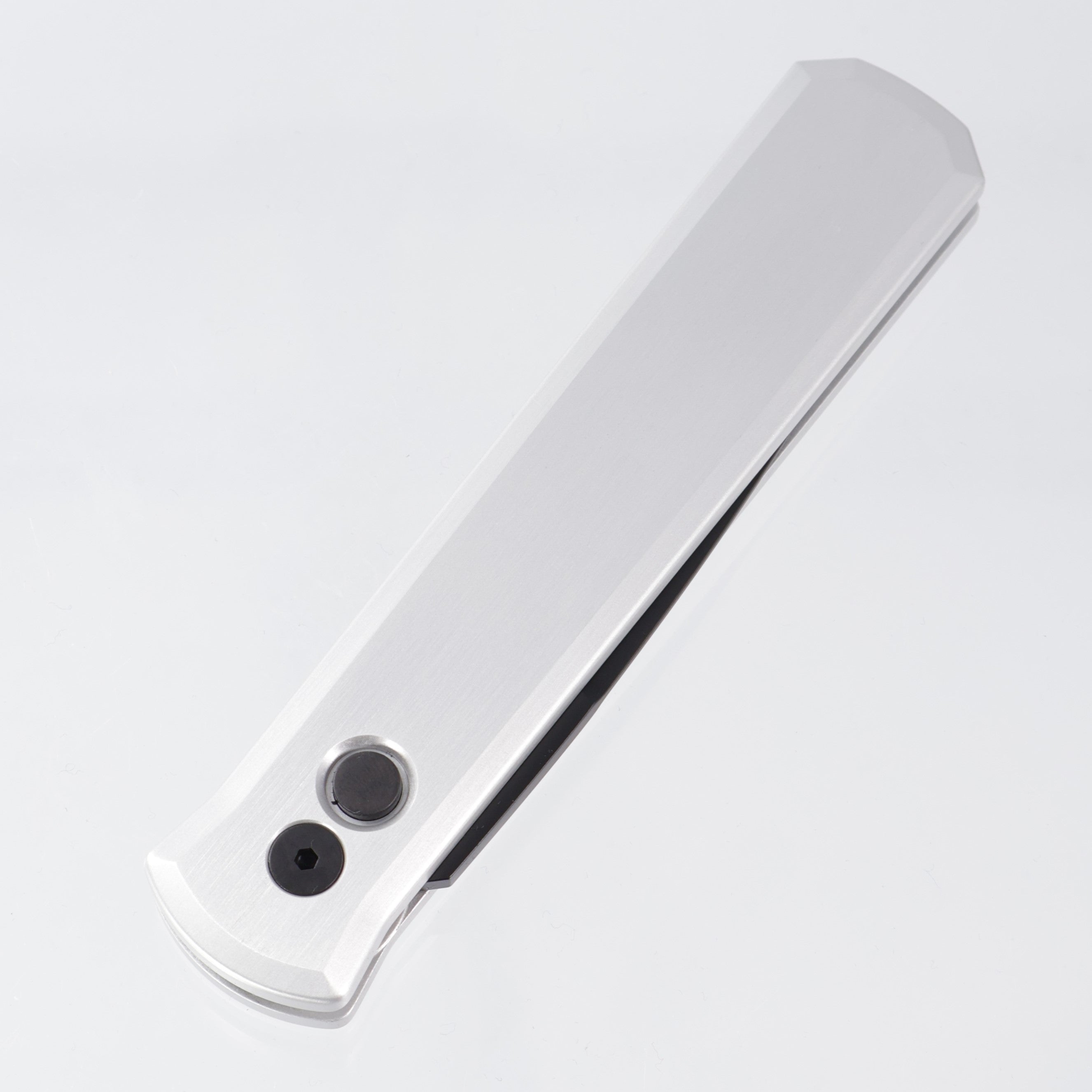 Pro-Tech Godfather - Silver Aluminum - DLC 154CM - 921-Silver
