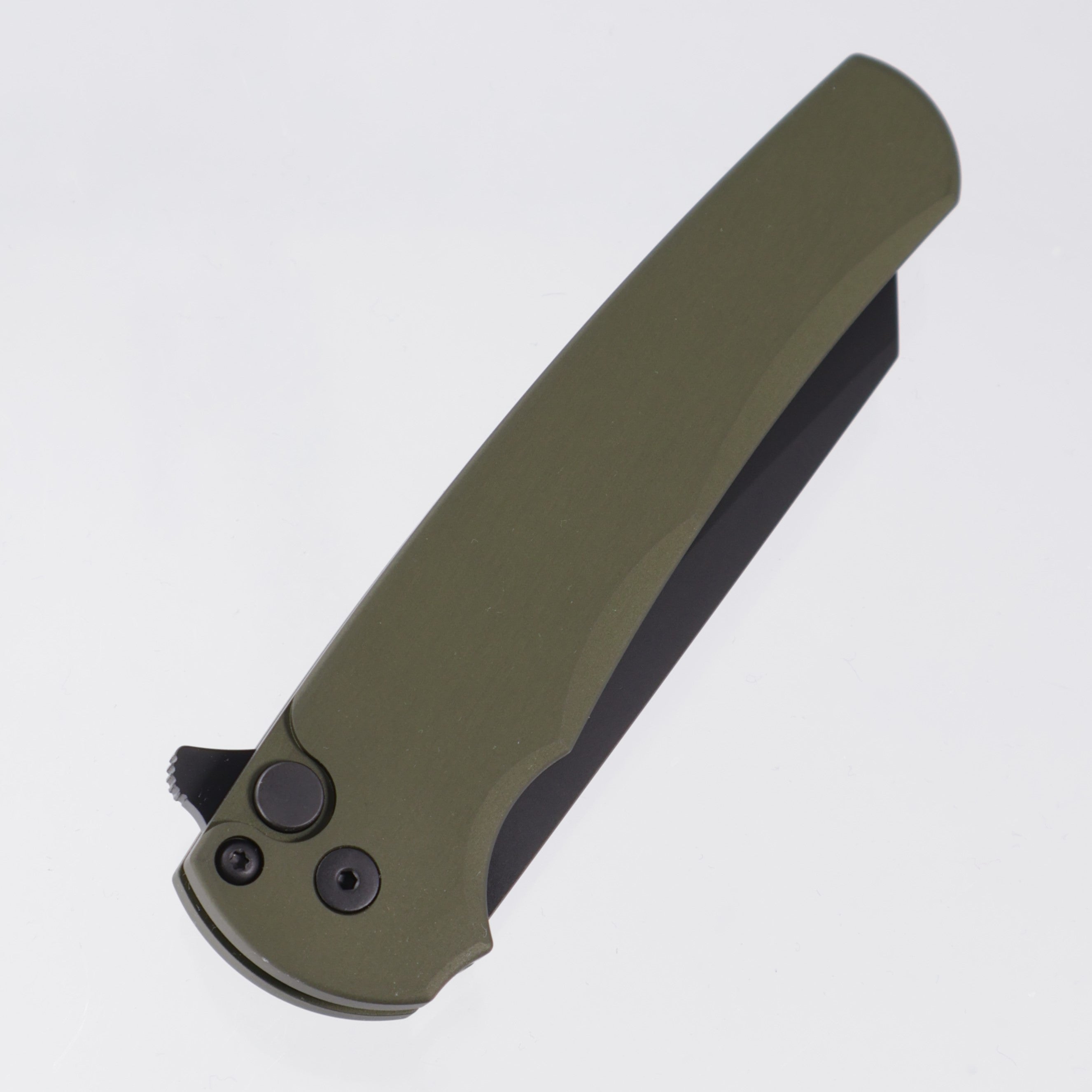 Pro-Tech Malibu Reverse Tanto - Green Aluminum - DLC Magnacut - 5403-Green