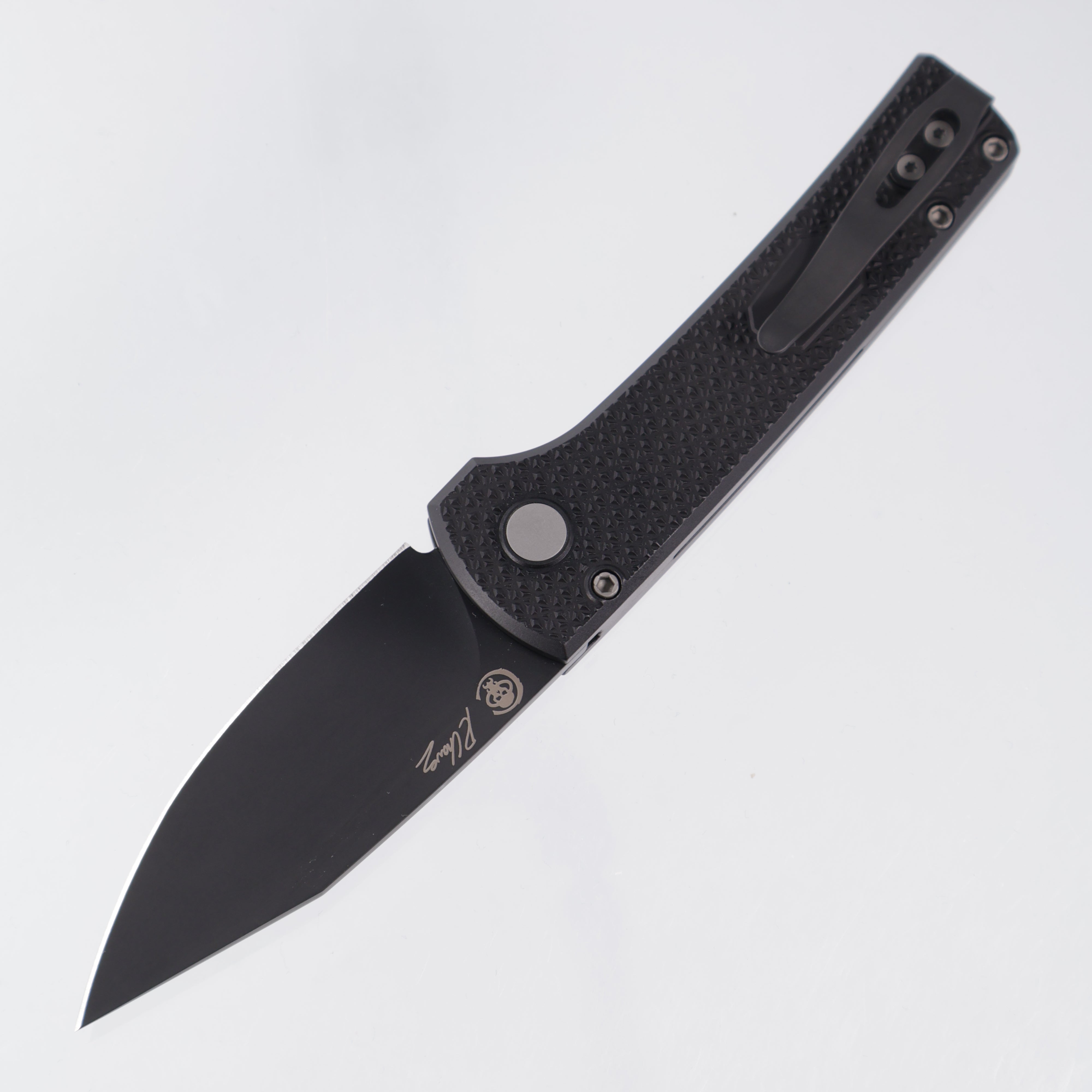 Pro-Tech Scapegoat Compact - Black Carbide Texture Aluminum - DLC MagnaMax - RC1106