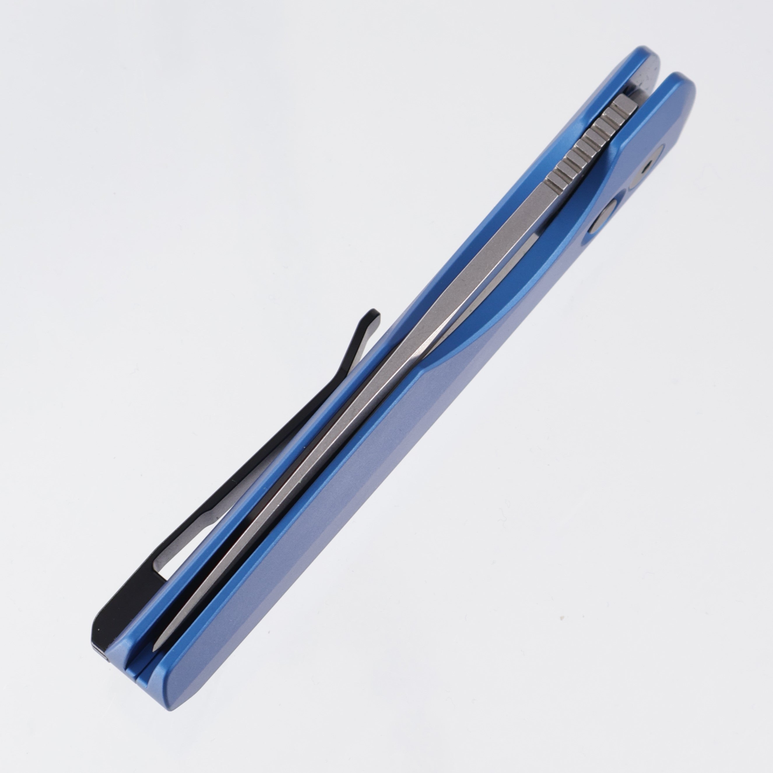 Pro-Tech Vero Synapse 2 Auto - Blue Aluminum - Stonewash MagnaMax - VERO2101-Blue MM
