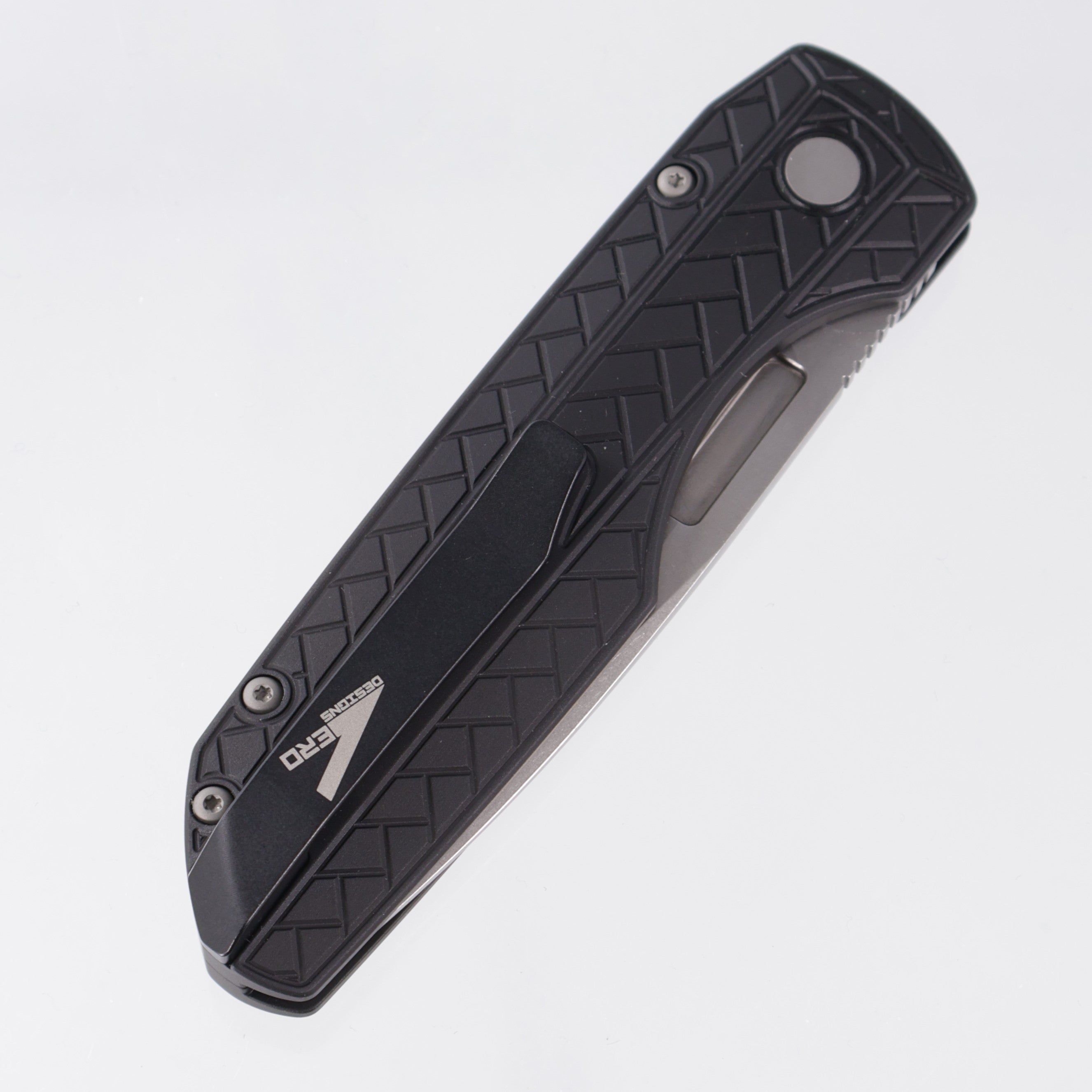 Pro-Tech Vero Synapse V2 Auto - Black Herringbone Texture Aluminum - Stonewash MagnaMax - VERO2105 MM