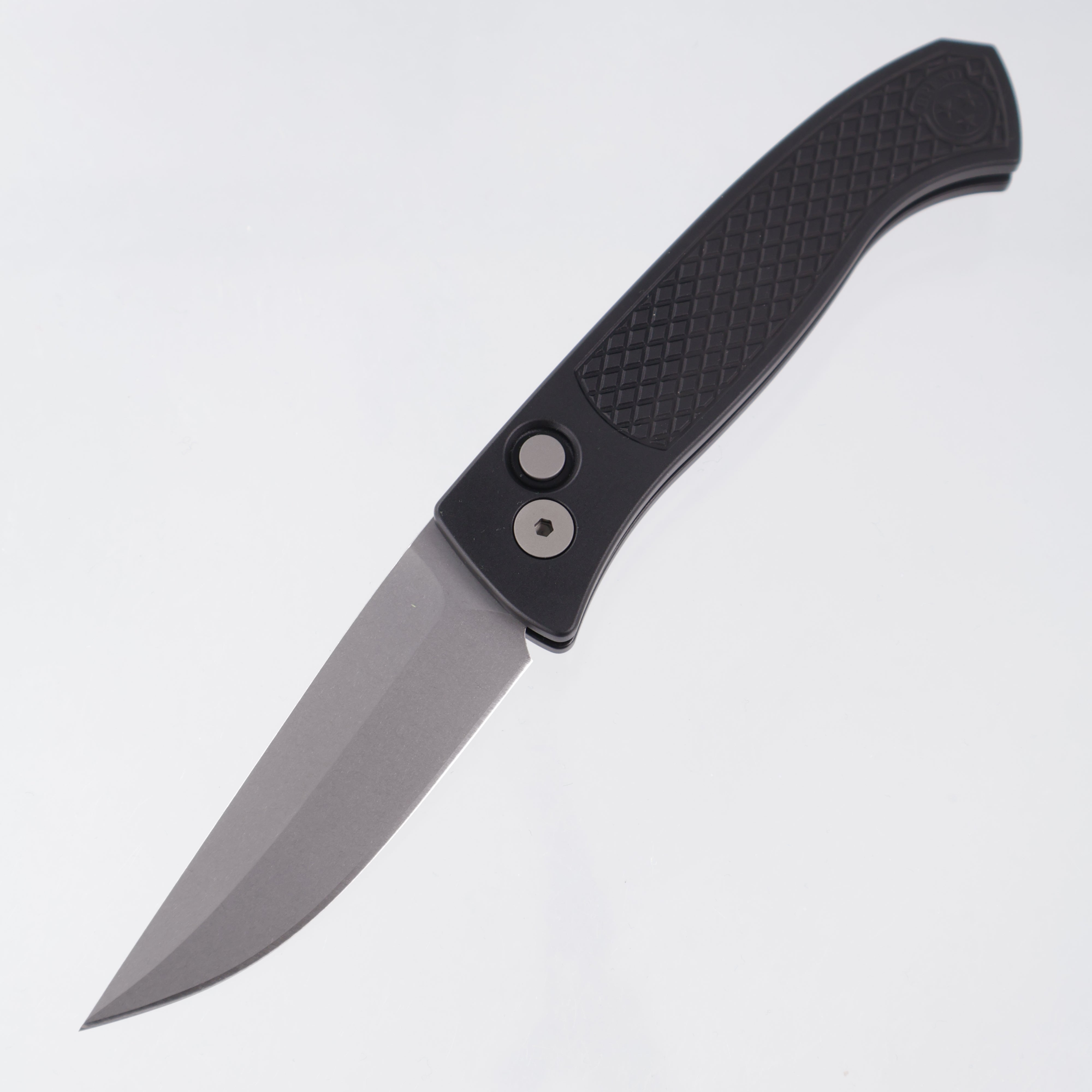 Pro-Tech Brend Classic - Black Diamond Texture Aluminum - Stonewash Magnacut - WB1105