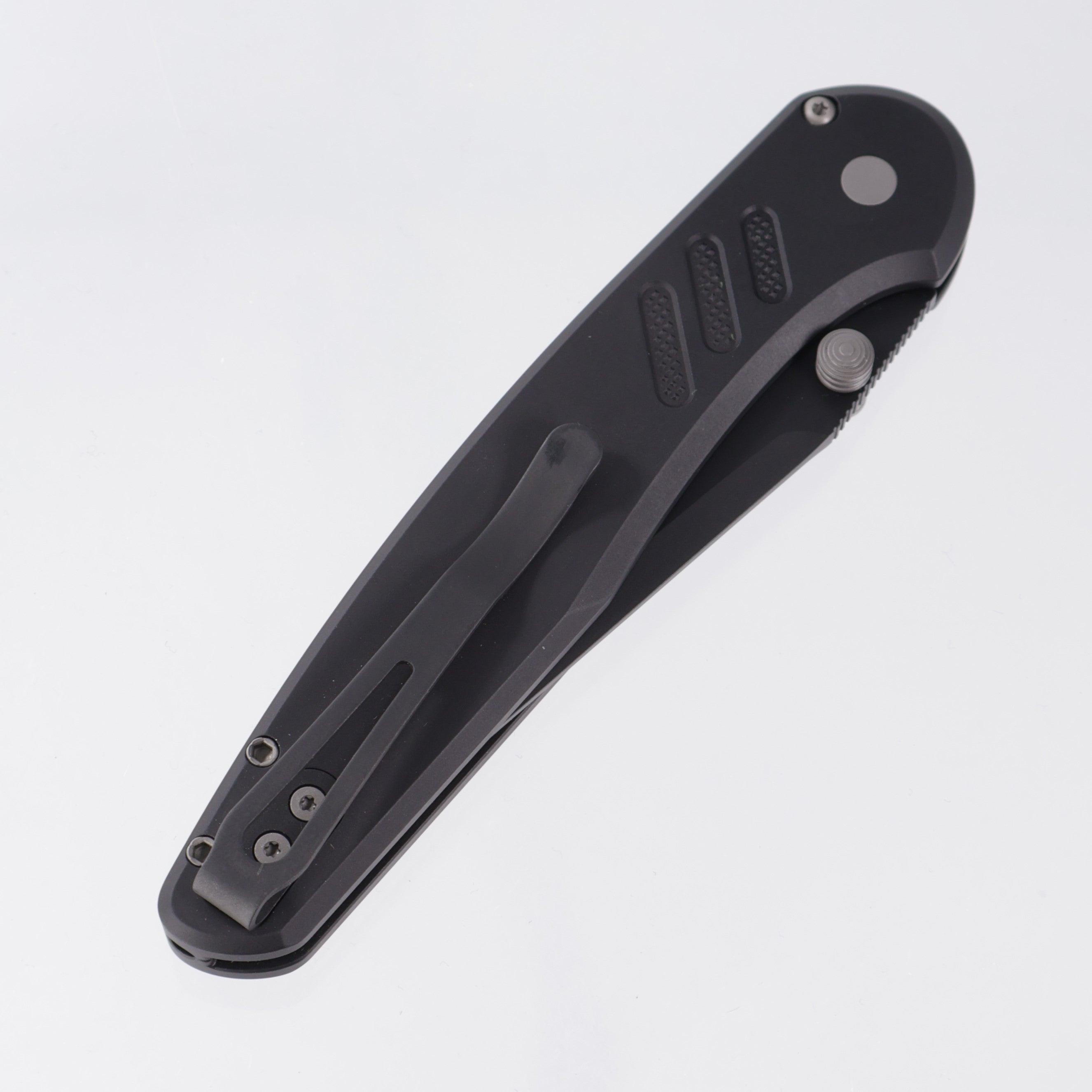 Pro-Tech Avalon - Black Knurled Aluminum - DLC Magnacut - PN1103