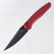 Pro-Tech Avalon - Red Knurled Aluminum - DLC Magnacut - PN1103-RED