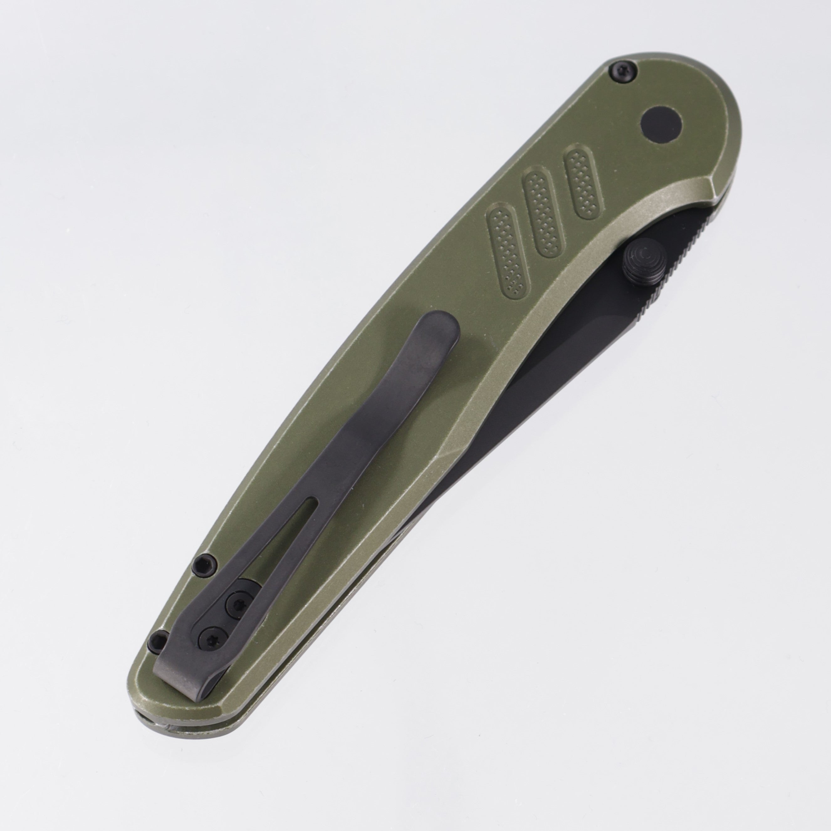 Pro-Tech Avalon - Green Battleworn Knurled Aluminum - DLC Magnacut - PN1103-BW GREEN