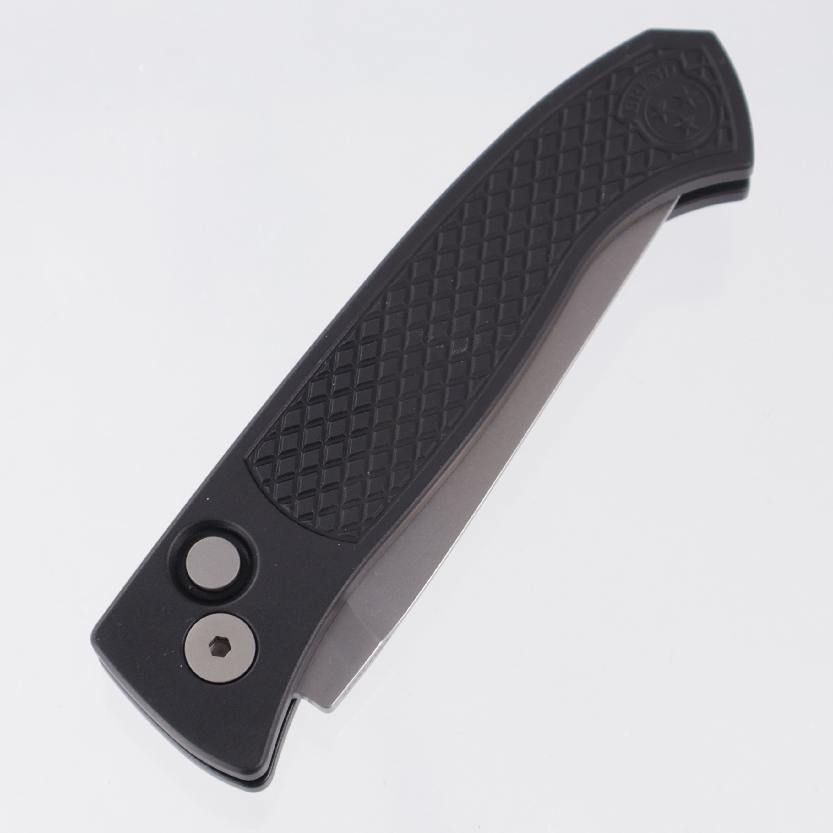 Pro-Tech Brend Classic - Black Diamond Texture Aluminum - Stonewash Magnacut - WB1105