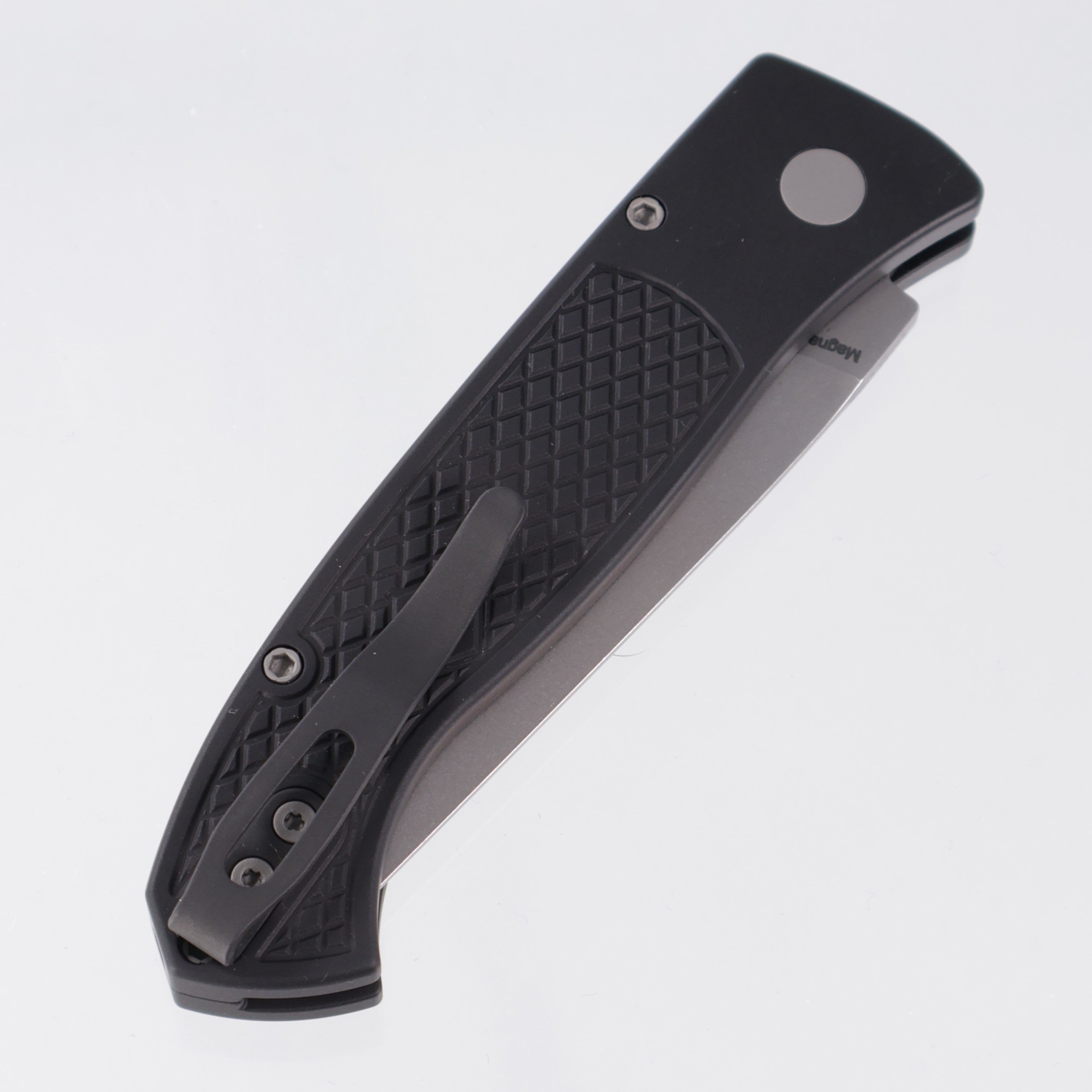 Pro-Tech Brend Classic - Black Diamond Texture Aluminum - Stonewash Magnacut - WB1105