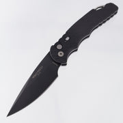 Pro-Tech TR-4 - Black Feather Texture Aluminum w/ Safety - DLC MagnaMax - T4106F MM