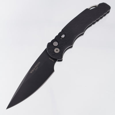 Pro-Tech TR-4 - Black Feather Texture Aluminum w/ Safety - DLC MagnaMax - T4106F MM