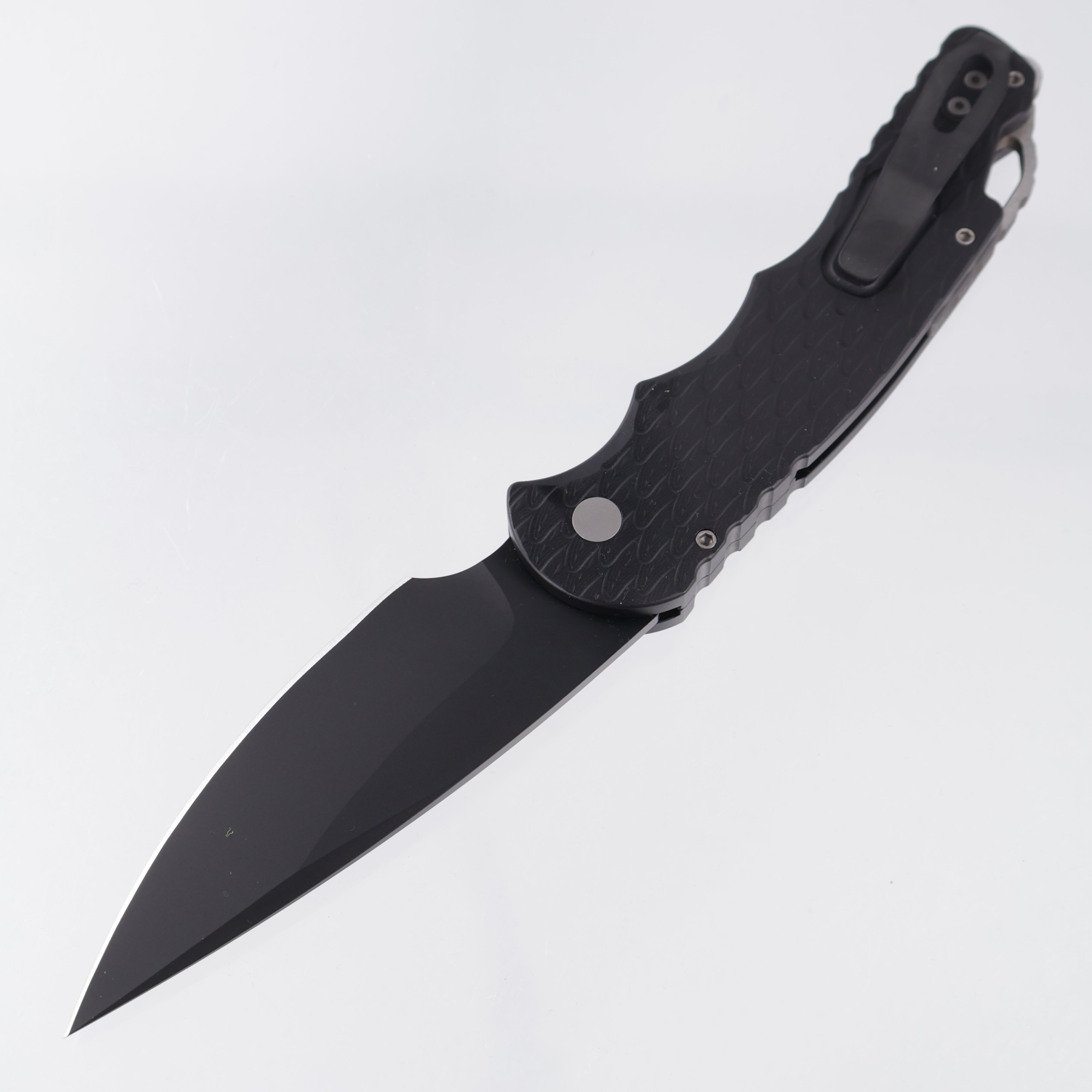 Pro-Tech TR-4 - Black Feather Texture Aluminum w/ Safety - DLC MagnaMax - T4106F MM