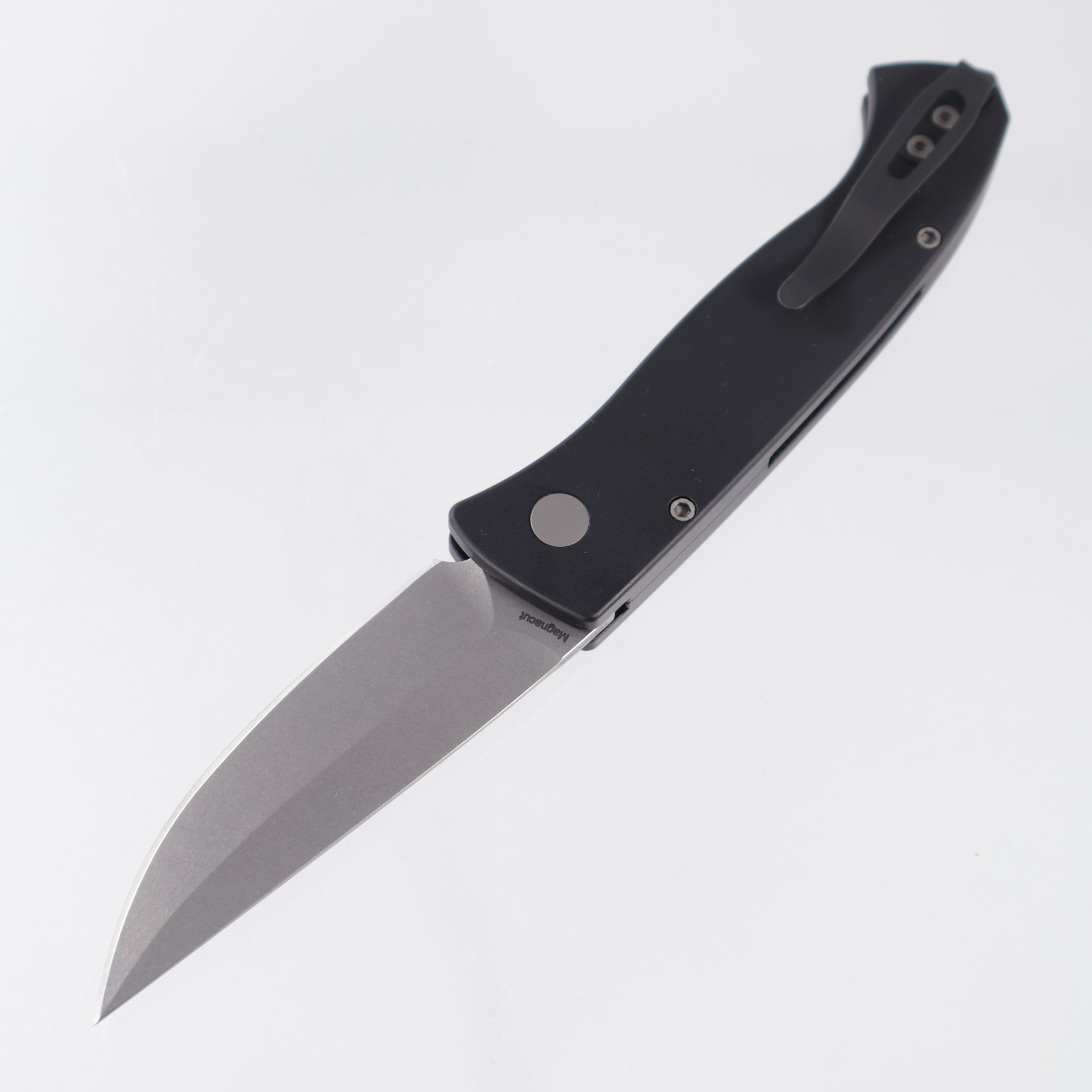 Pro-Tech Brend Classic - Black Aluminum - Stonewash Magnacut - WB1101